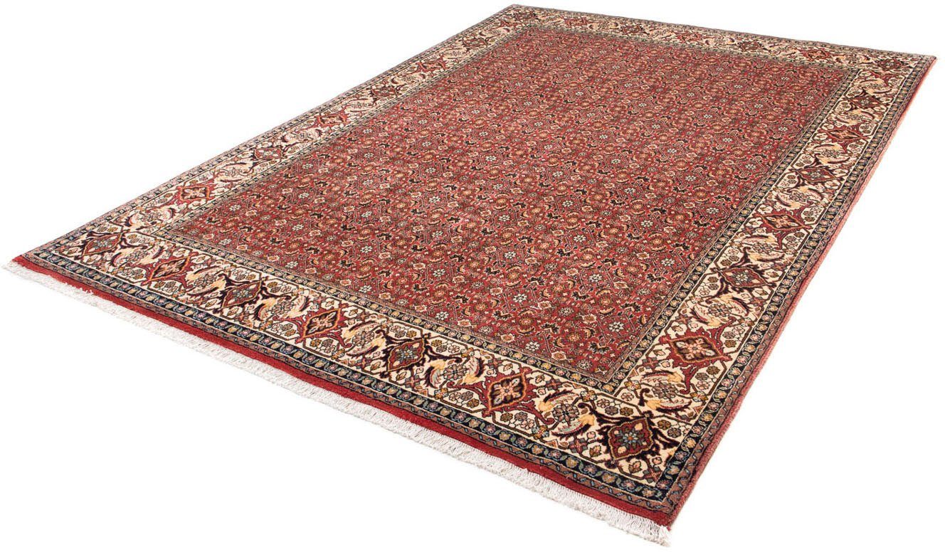 Orientteppich Perser - Bidjar - 275 x 196 cm - dunkelrot, morgenland, rechteckig, Höhe: 15 mm, Wohnzimmer, Handgeknüpft, Einzelstück mit Zertifikat