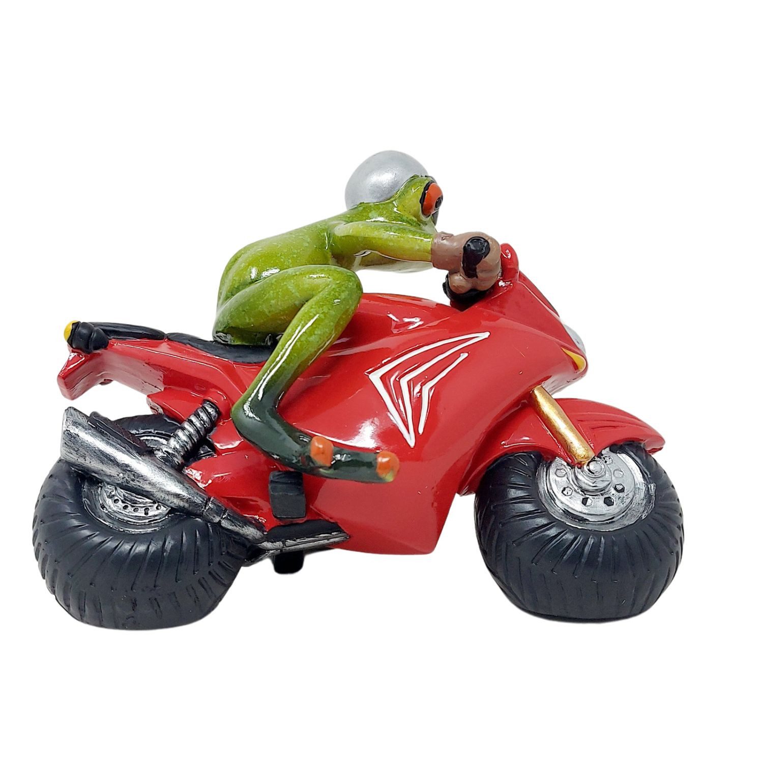 formano Dekofigur Froschhausen, Höhe: 12cm, Farbe: Grün, Motiv: Frosch – Bild 5 von 5