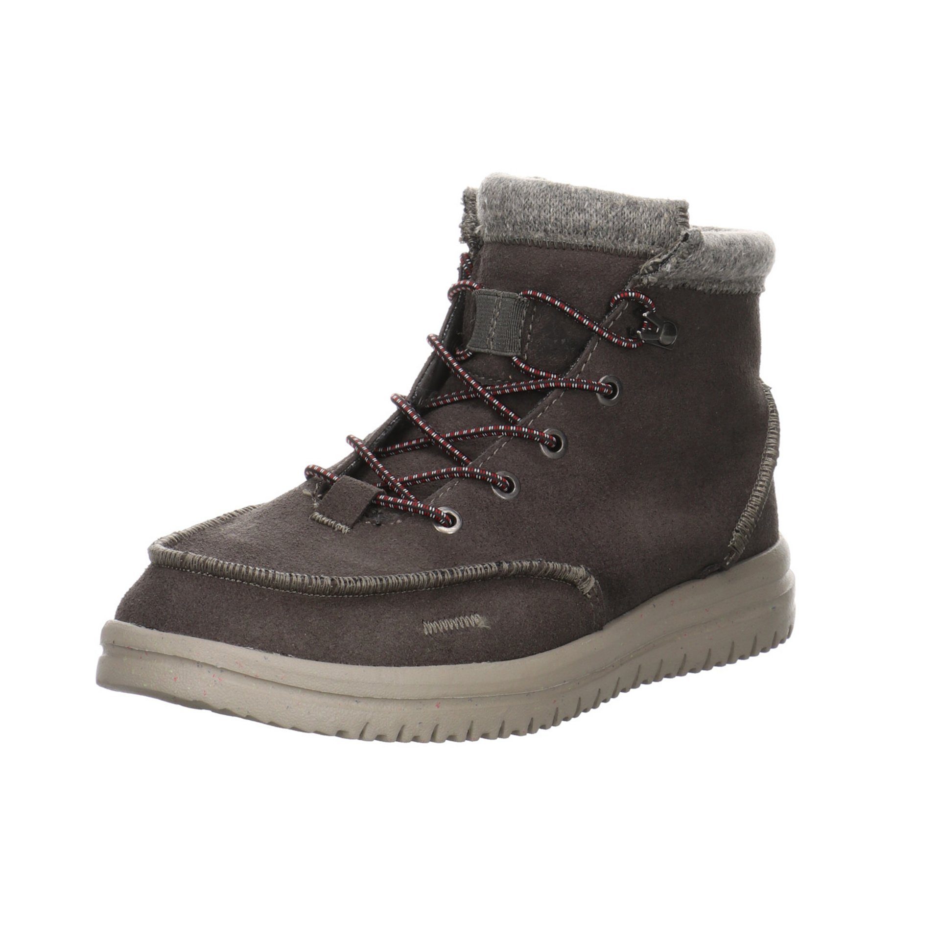 Charcoal Leder-/Textilkombination Eco Snowboots Bradley Boots Dude uni Leder-/Textilkombination Hey
