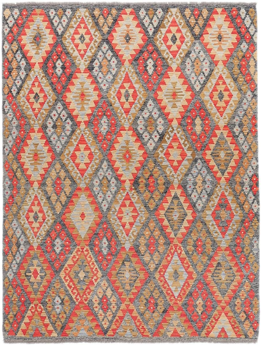 Orientteppich Kelim Afghan Heritage 186x244 Handgewebter Moderner Orientteppich, Nain Trading, rechteckig, Höhe: 3 mm