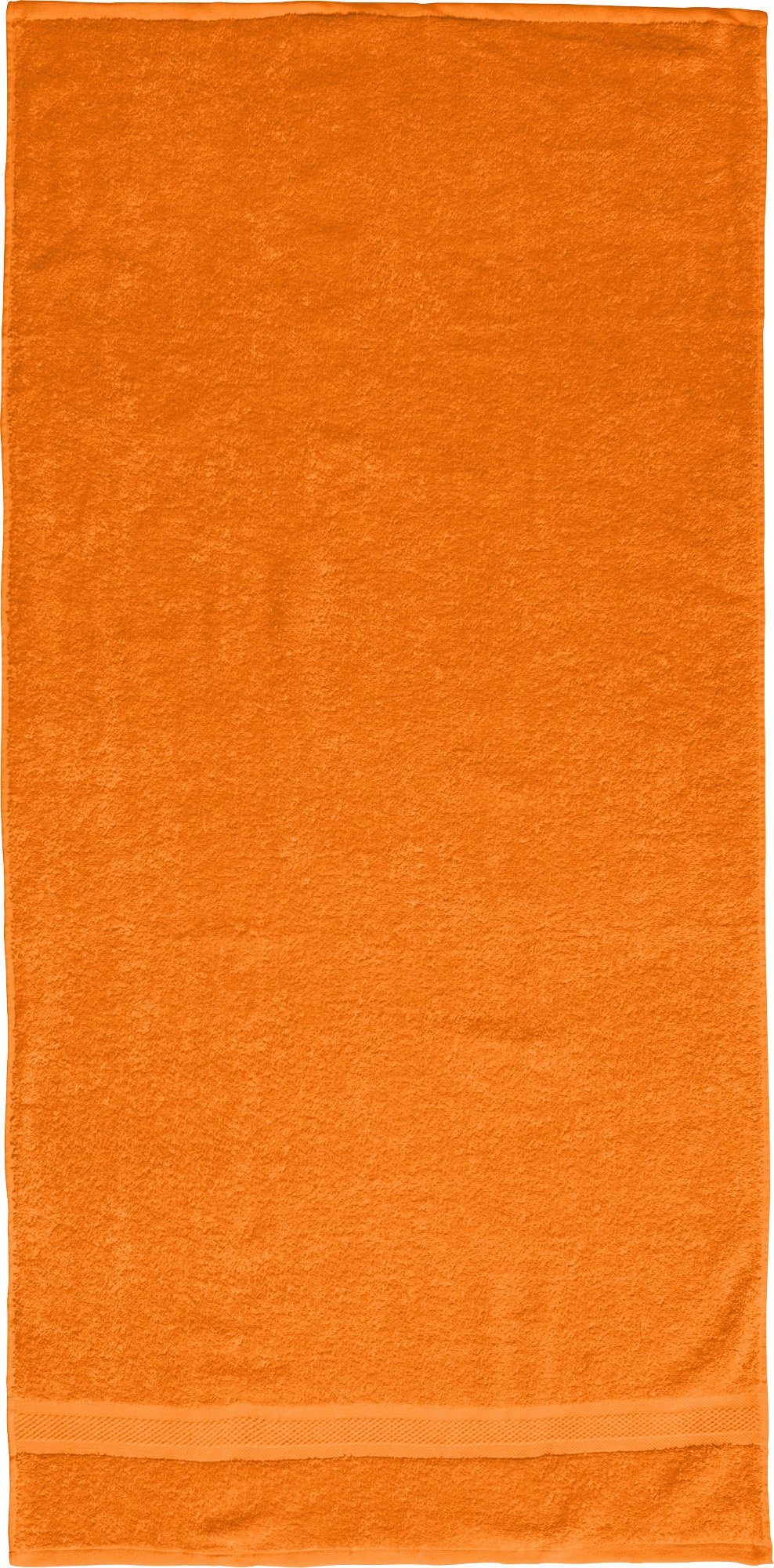 Duschtuch (1-St), REDBEST Uni orange Walk-Frottier Duschtuch Frottier "Chicago",