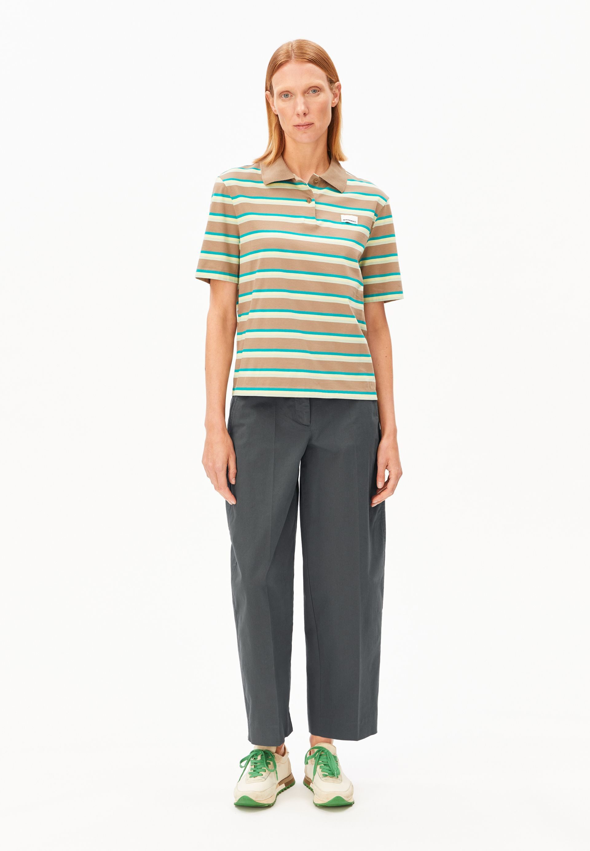 Armedangels Stoffhose BARREL TWILL Webhose aus Bio-Baumwoll Mix (Mid waist, günstig online kaufen