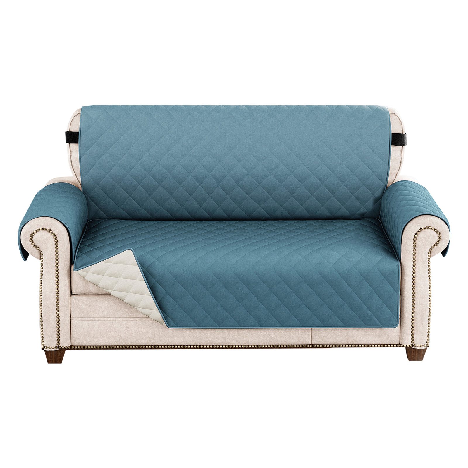 BTTO Sofahusse Sofaüberzug Wasserdichter Sofabezug 1/2/3 Sitzer, Couch Überzug mit elastischem Band