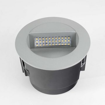 Licht-Erlebnisse Außen-Wandleuchte ZIMBA-LED, LED fest integriert, Neutralweiß, LED Außenwandleuchte IP65 Aluminium 4000 K 320 lm Modern Wandlampe