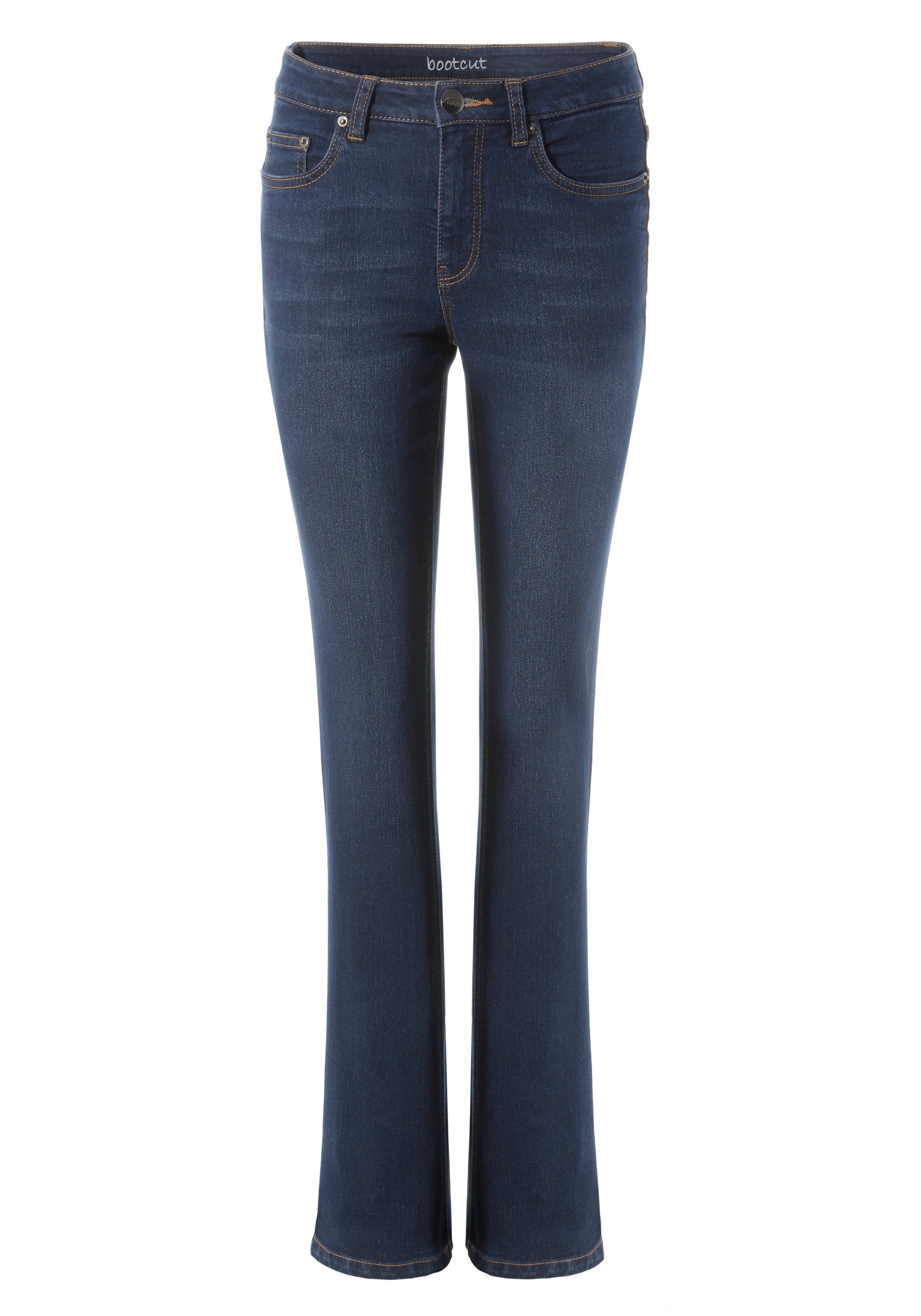 Aniston CASUAL Bootcut-Jeans waist regular