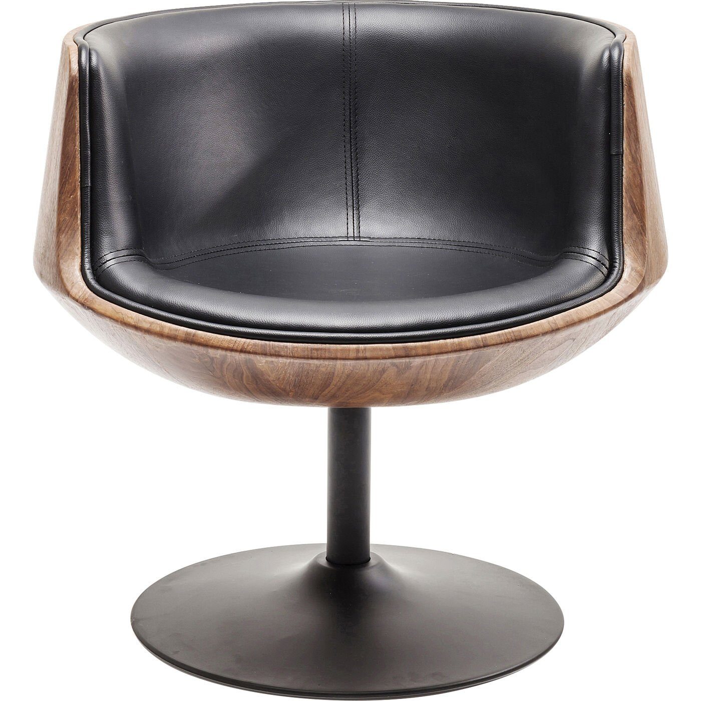 Kare Design Drehstuhl Club Walnut