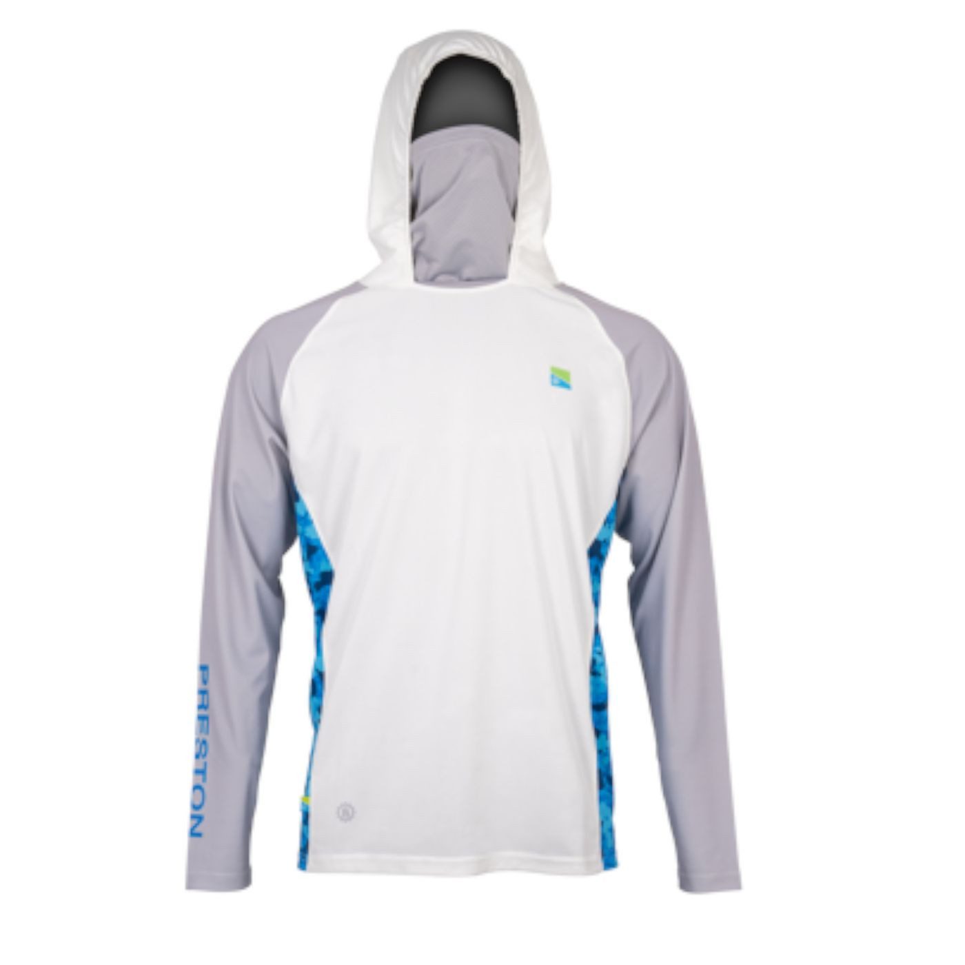 Preston Innovations Longsleeve Performance Hooded Sun Shirt UPF-40 L