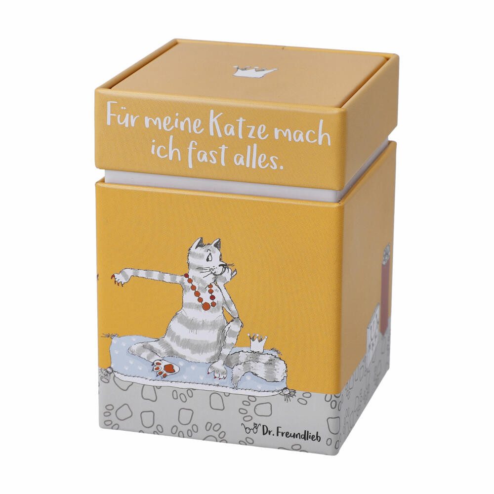 Goebel Teedose Barbara Freundlieb - Für meine Katze, Metall