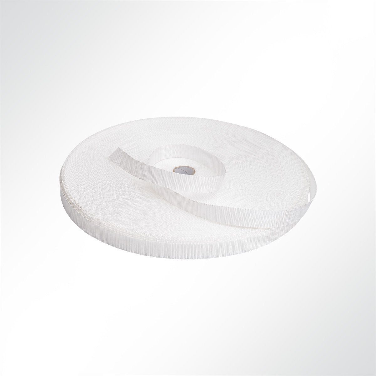 LYSEL® Zurrgurt Gurtband Polypropylen (PP) 25 mm breit, 1,2mm stark, 240 Kg (1-St) weiß