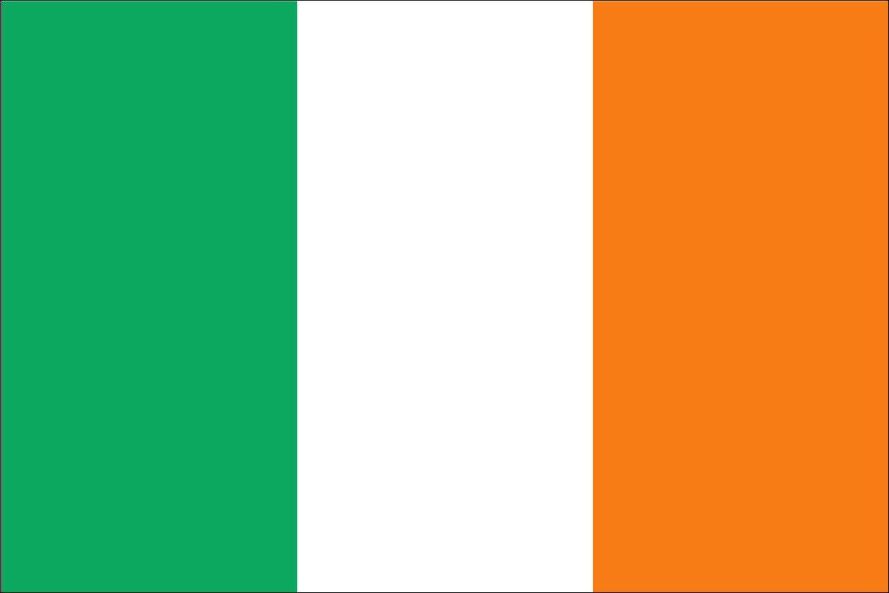 flaggenmeer Flagge Flagge Irland 110 g/m² Querformat