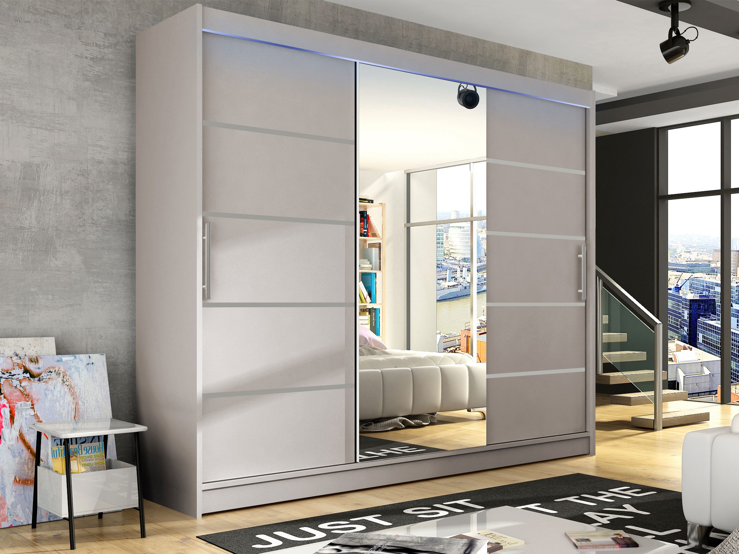 MIRJAN24 Kleiderschrank Aston VI (mit Schiebetüren günstig online kaufen