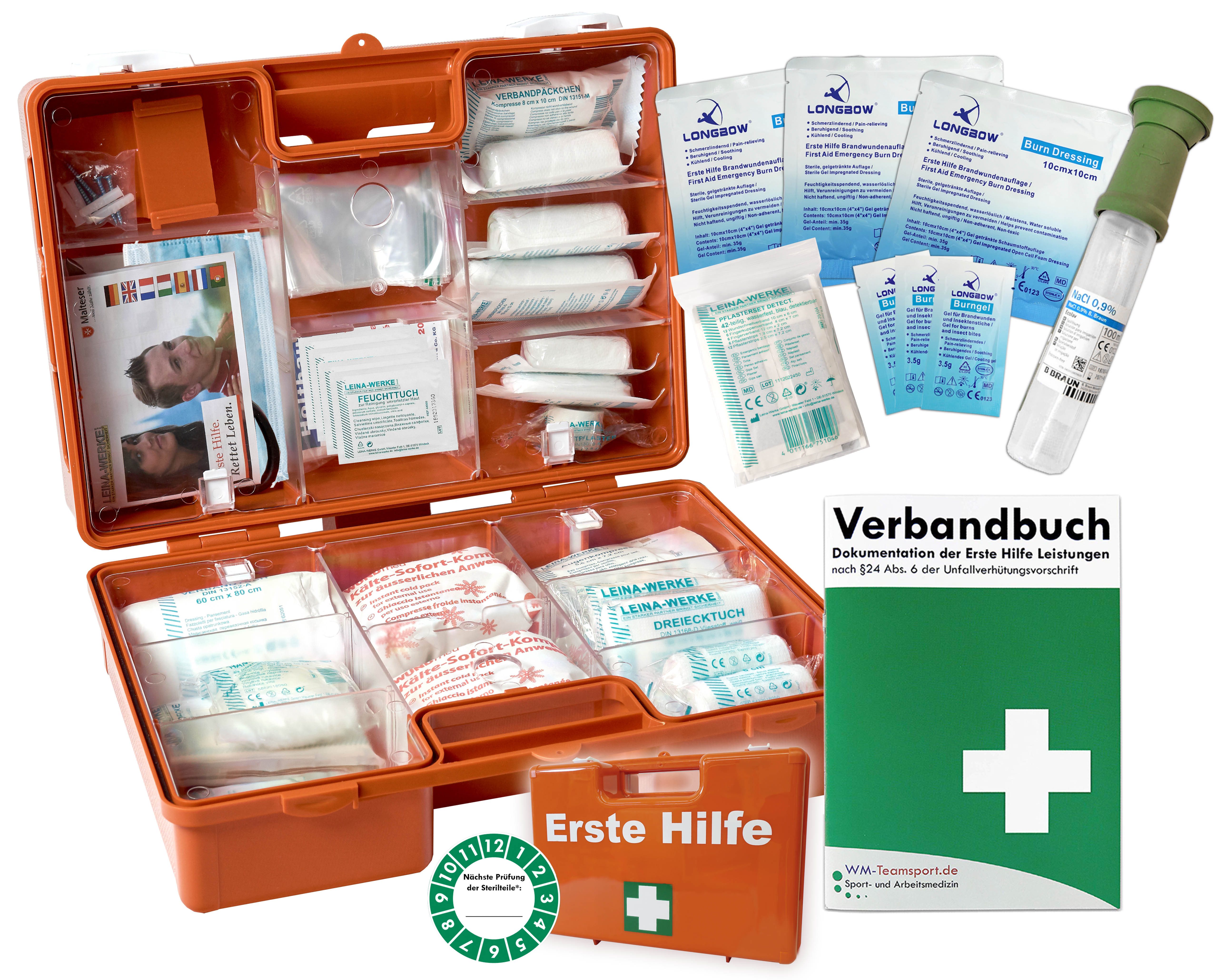 WM-Teamsport Erste-Hilfe-Koffer Erste-Hilfe-Koffer GASTRO "PRO" für Betriebe nach aktueller DIN 13157