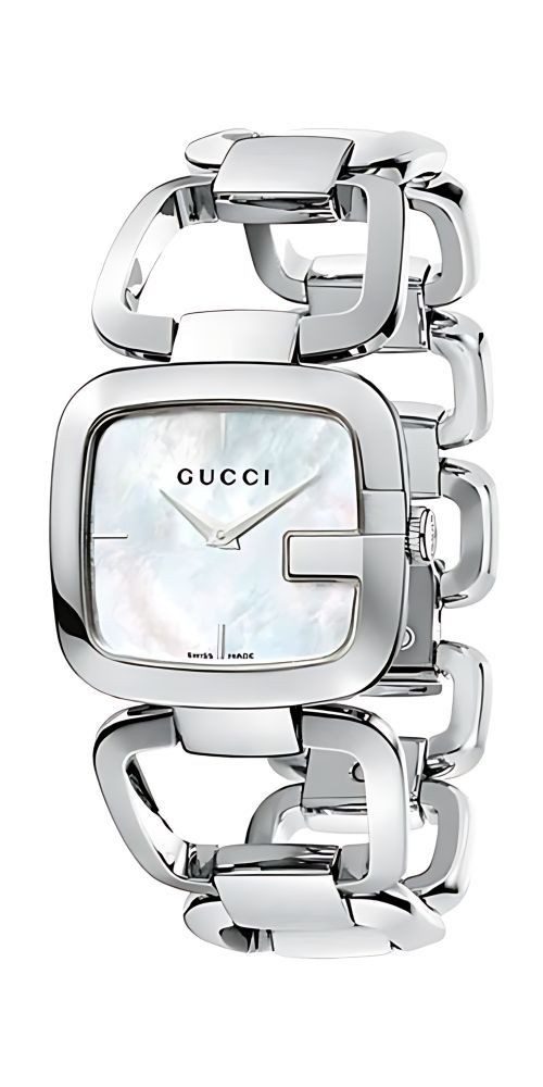 Luxusuhr GUCCI G-Gucci Silber Weiß YA125404