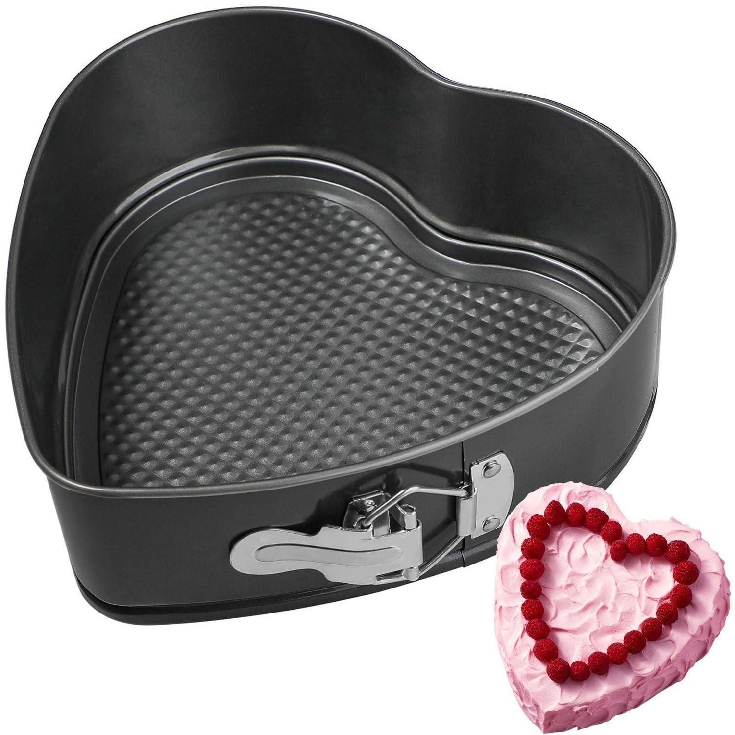 LuxusKollektion Herzkuchenform Herz Springform 23cm antihaftbeschichtet, (1-tlg)