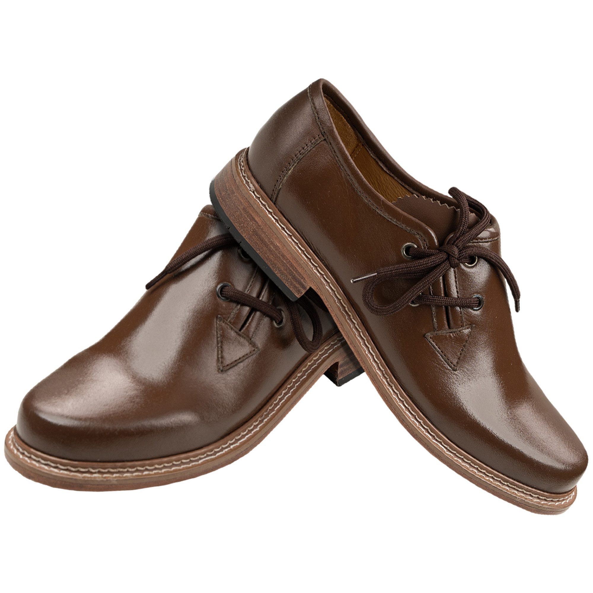 German Wear GW1800-Tanz Haferlschuh Haferlschuhe mit Ledersohle Trachtenschuhe Schuhplattler Tanz schuhe