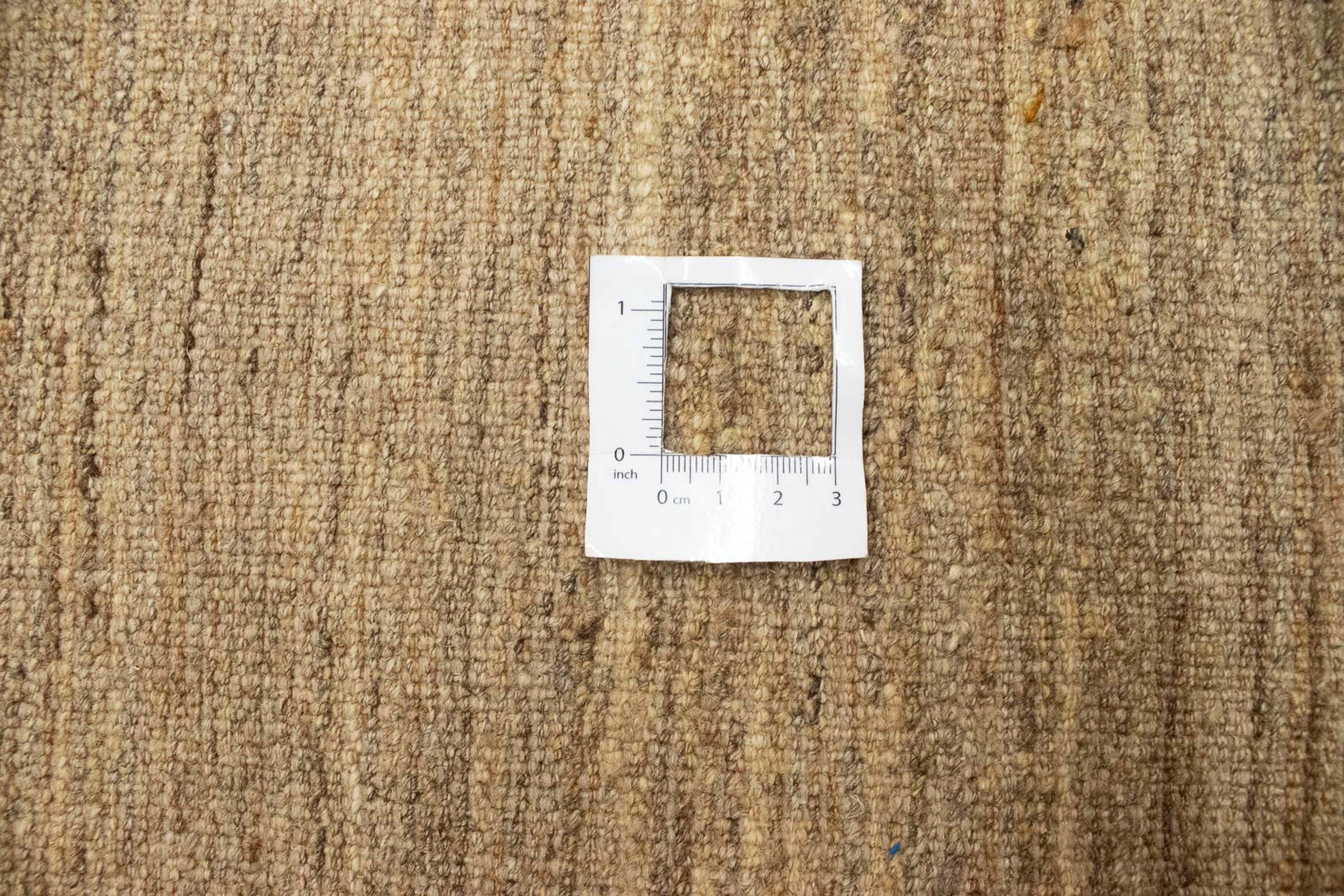 Wollteppich Gabbeh - Perser rechteckig, x 18 287 Höhe: Einzelstück - Zertifikat 248 mit - cm beige, Handgeknüpft, morgenland, Wohnzimmer, mm