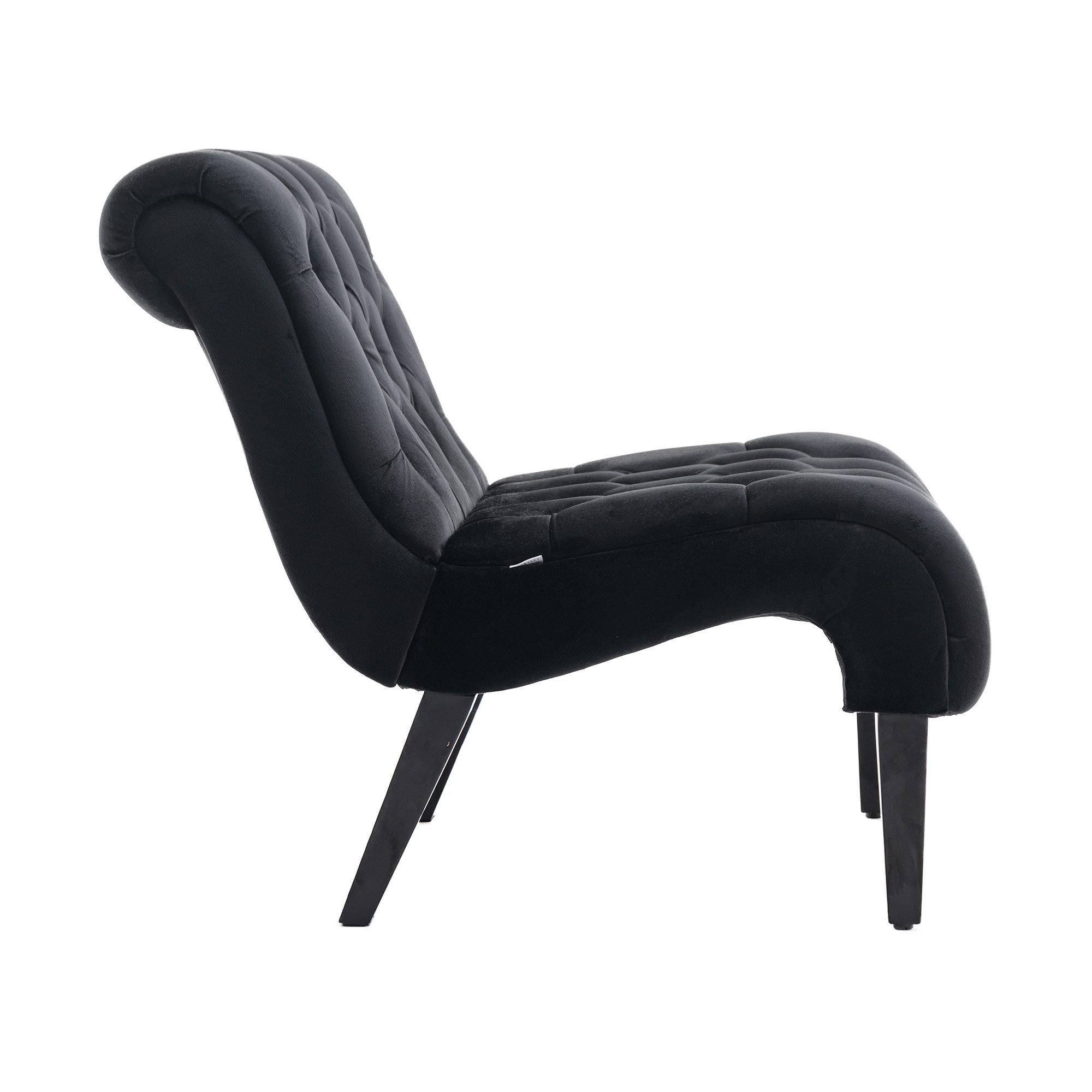 LVHOM XXL-Sessel Eleganter gepolsterter Samtstuhl, Knopfheftung günstig online kaufen