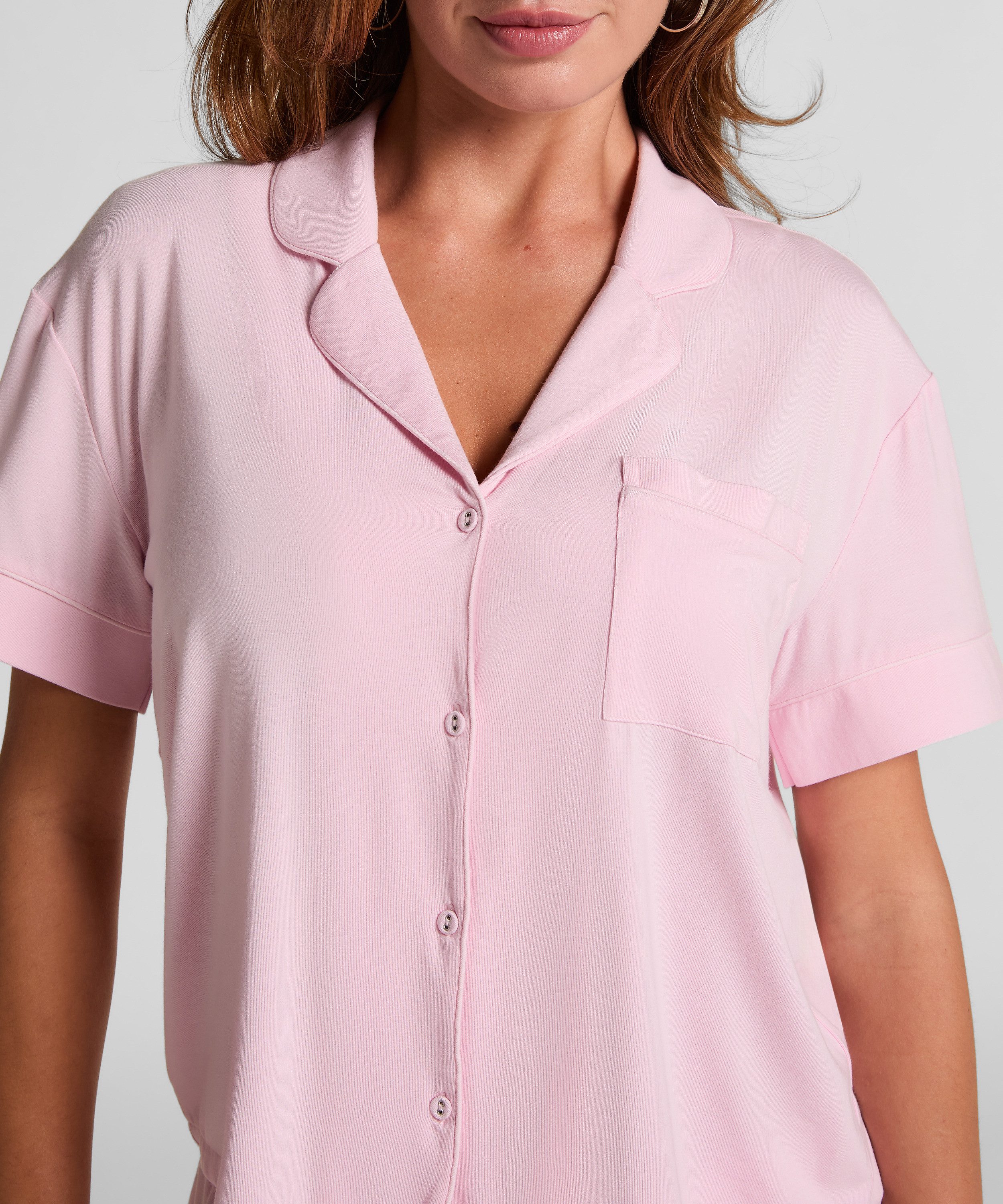 Hunkemöller Pyjama Essential Jersey Short-Sleeved Jacket – Bild 2 von 5