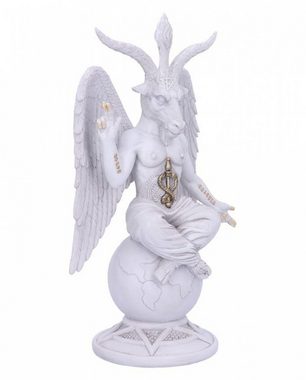 Horror-Shop Dekofigur Weiße Baphomet Figur ";The Dark Lord"; 2