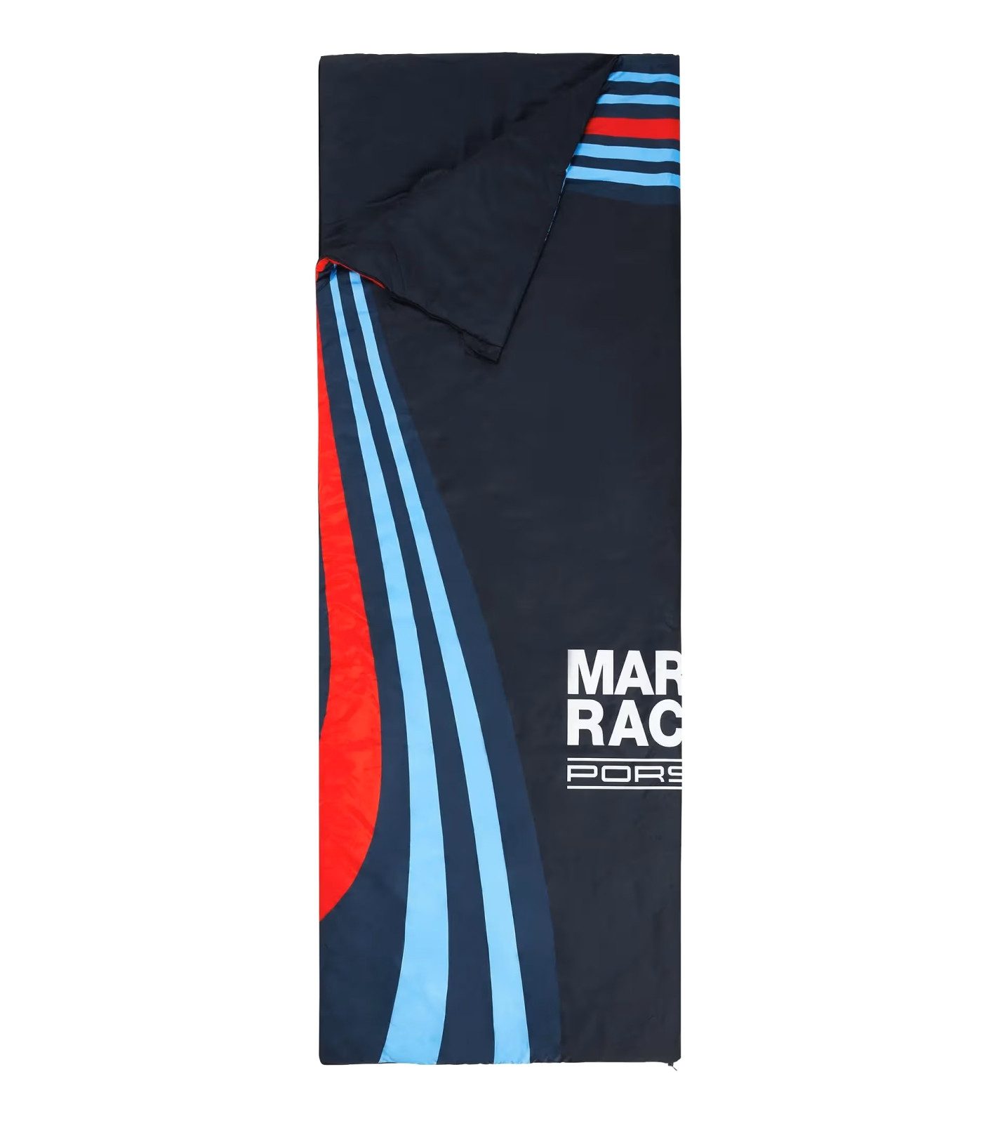 Einschlagdecke MARTINI RACING Decke Multifunktionsdecke Schlafsack 210 x 80 cm + Bag, Porsche