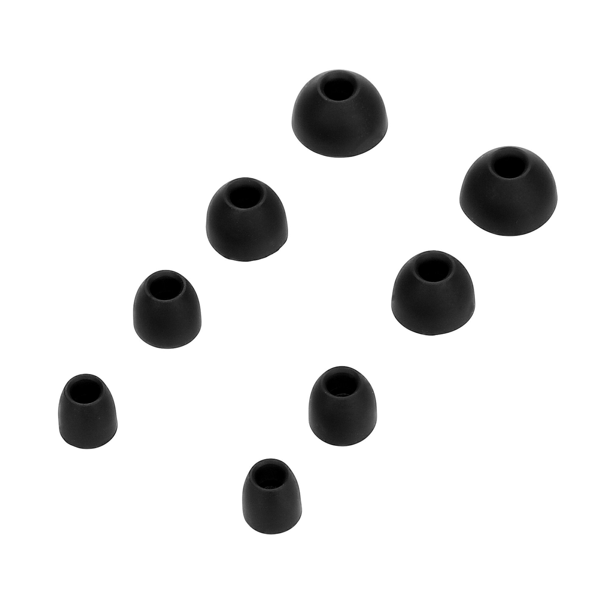 kwmobile 8x Ersatzpolster für Beoplay B&O EQ / H3 / H5 / E4 / E6 / E8 Ohrpolster (4 Größen - Silikon Ersatz Ohrstöpsel für Beoplay In-Ear Headphones)