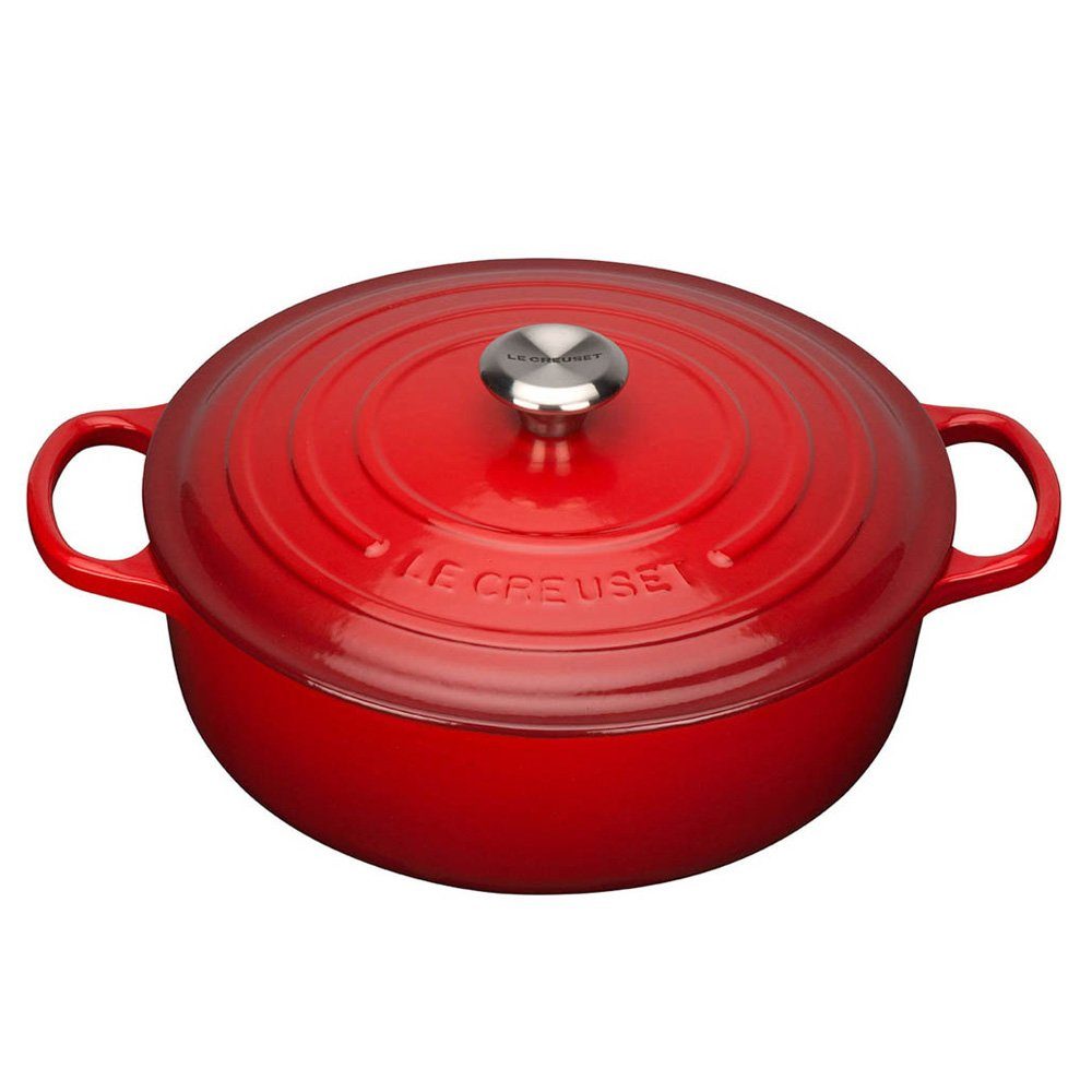 LE CREUSET Bräter Le Creuset 30 Gourmet-Bräter cm kirschrot Signature