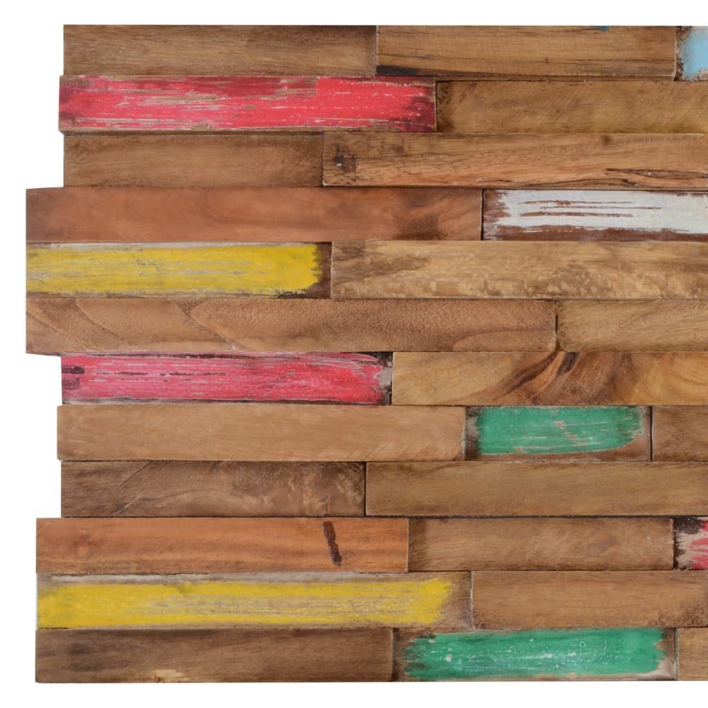 vidaXL Wandpaneel NA Wandverkleidung 10 Stk 1,03 m² Massivholz Teak