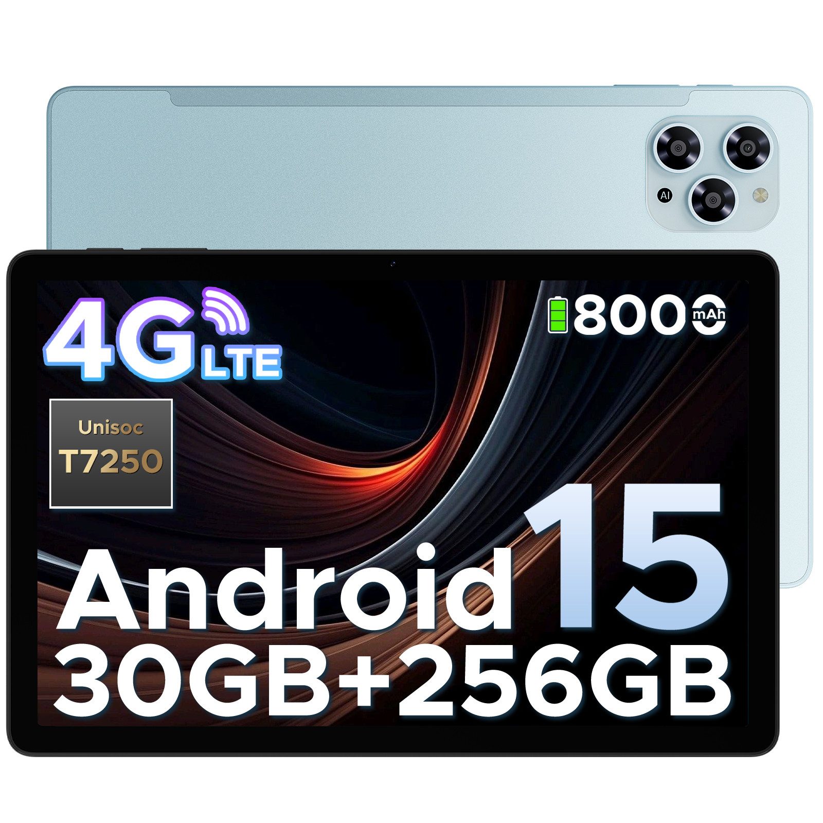 DOOGEE Tab G6 Android 15 Tablet 11 Zoll 6GB RAM+ 256GB ROM Tablet (11", 256 GB, Android 15, 4G LTE, 90Hz IPS, 8000mAh, T7250 Octa-Core, 13MP Kamera, 4G LTE, 5G WiFi)