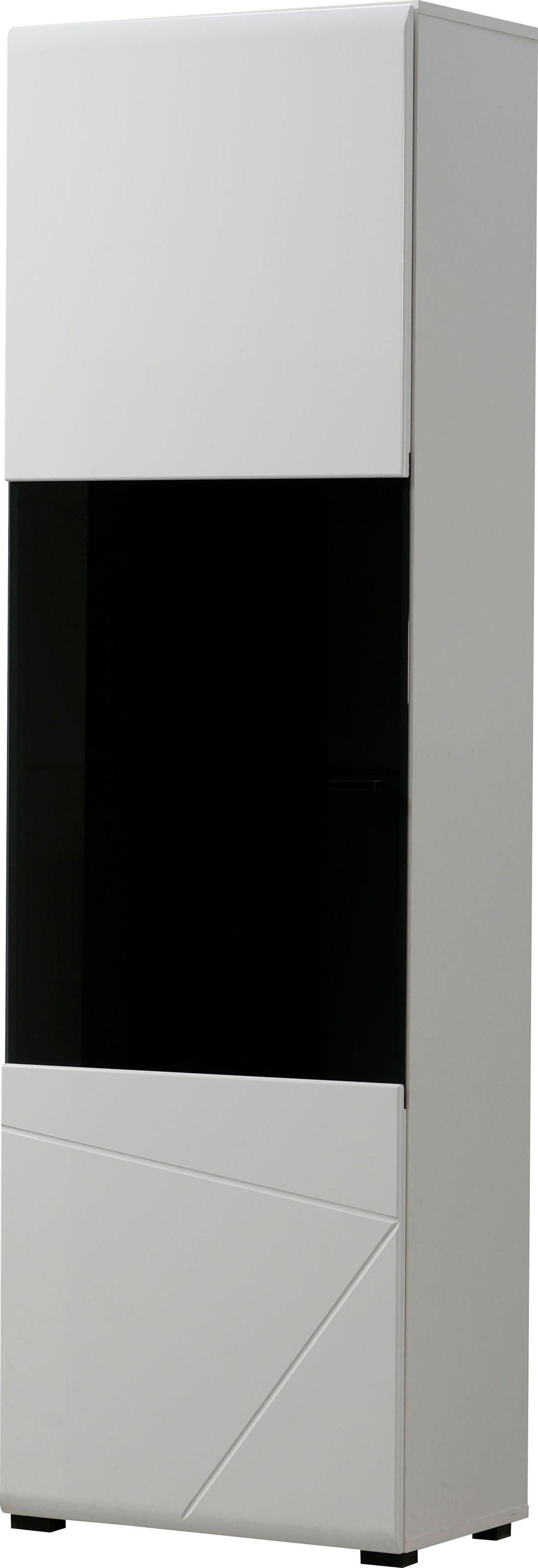 INOSIGN Vitrine Trentino Höhe ca. 190 cm, Soft-Close-Funktion, Hochglanzfronten