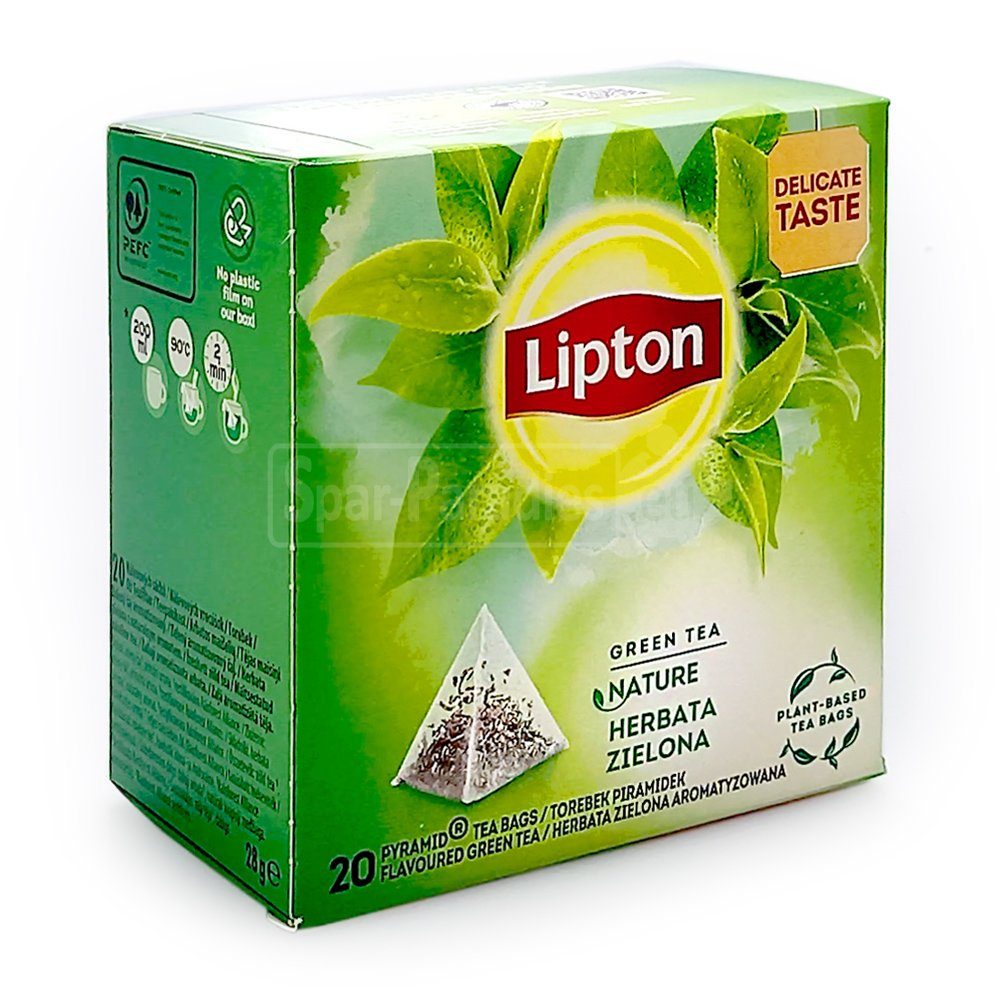 Unilever Teekanne Lipton Grüner Tee Fresh Nature, 20er Pack