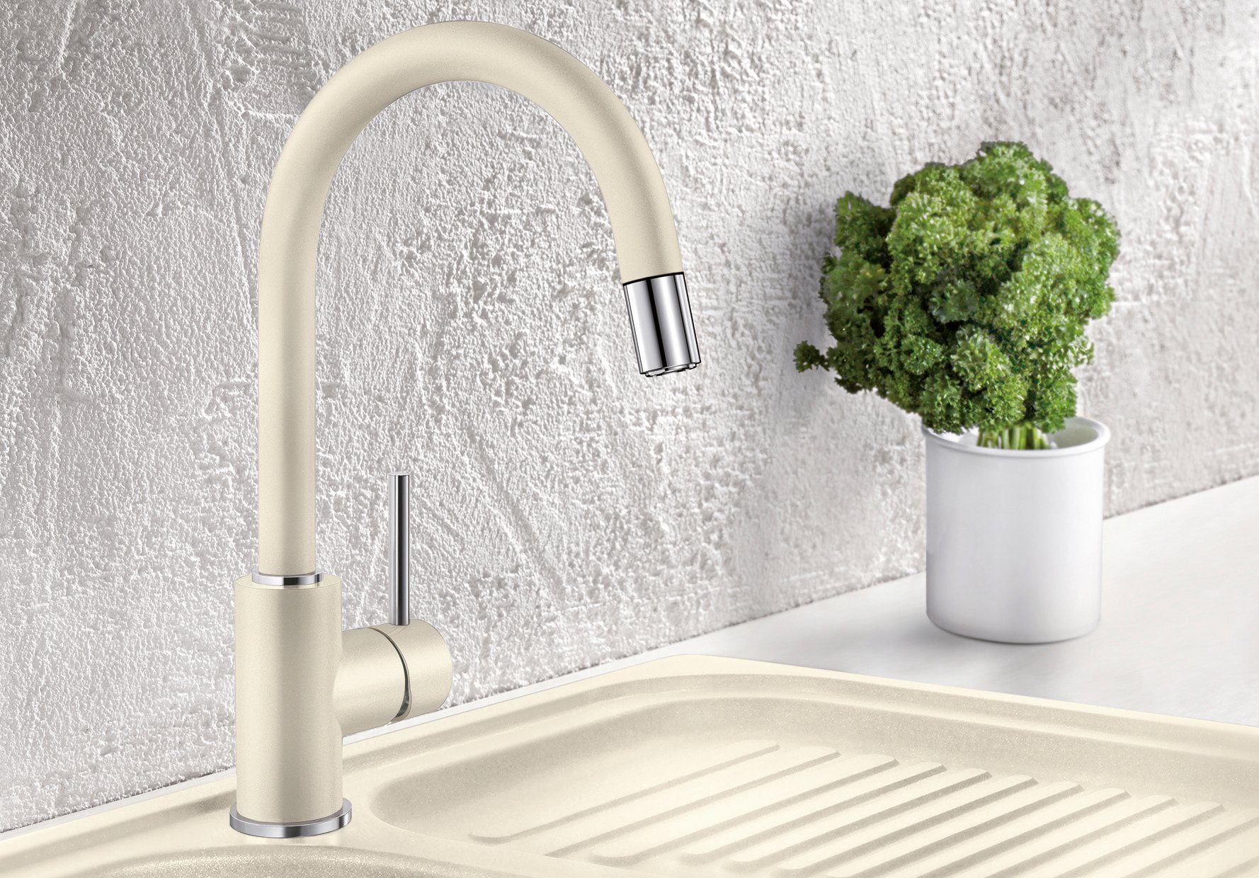 Blanco Küchenarmatur MIDA-S mit Ausziehbrause