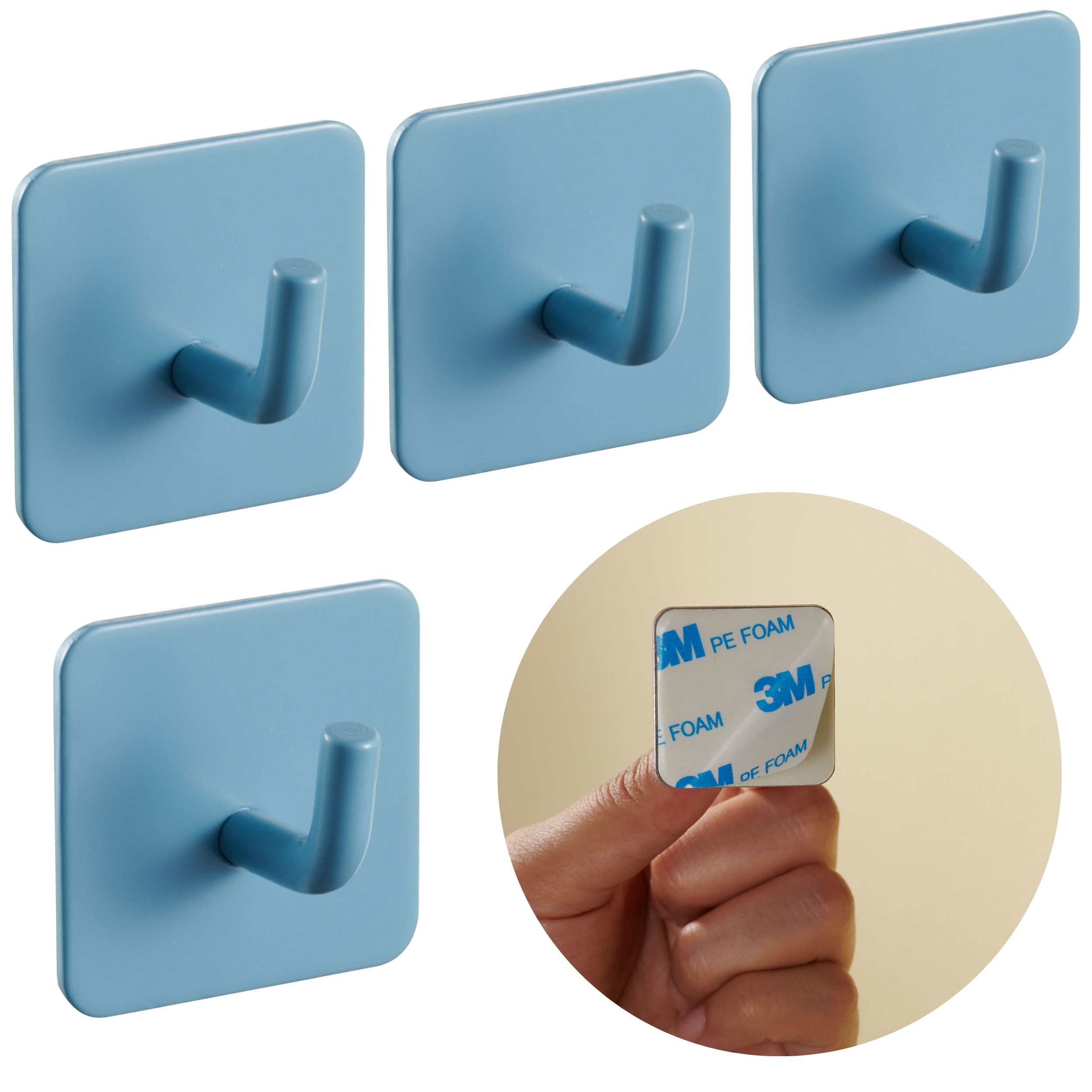 DEKAZIA Klebehaken Bunt Kindergarderobe Garderobe Kinder Kleiderhaken Kinde günstig online kaufen