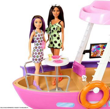 Barbie Puppen Fahrzeug Barbie Traumboot mit Pool und Rutsche inkl. Barbie Zubehör