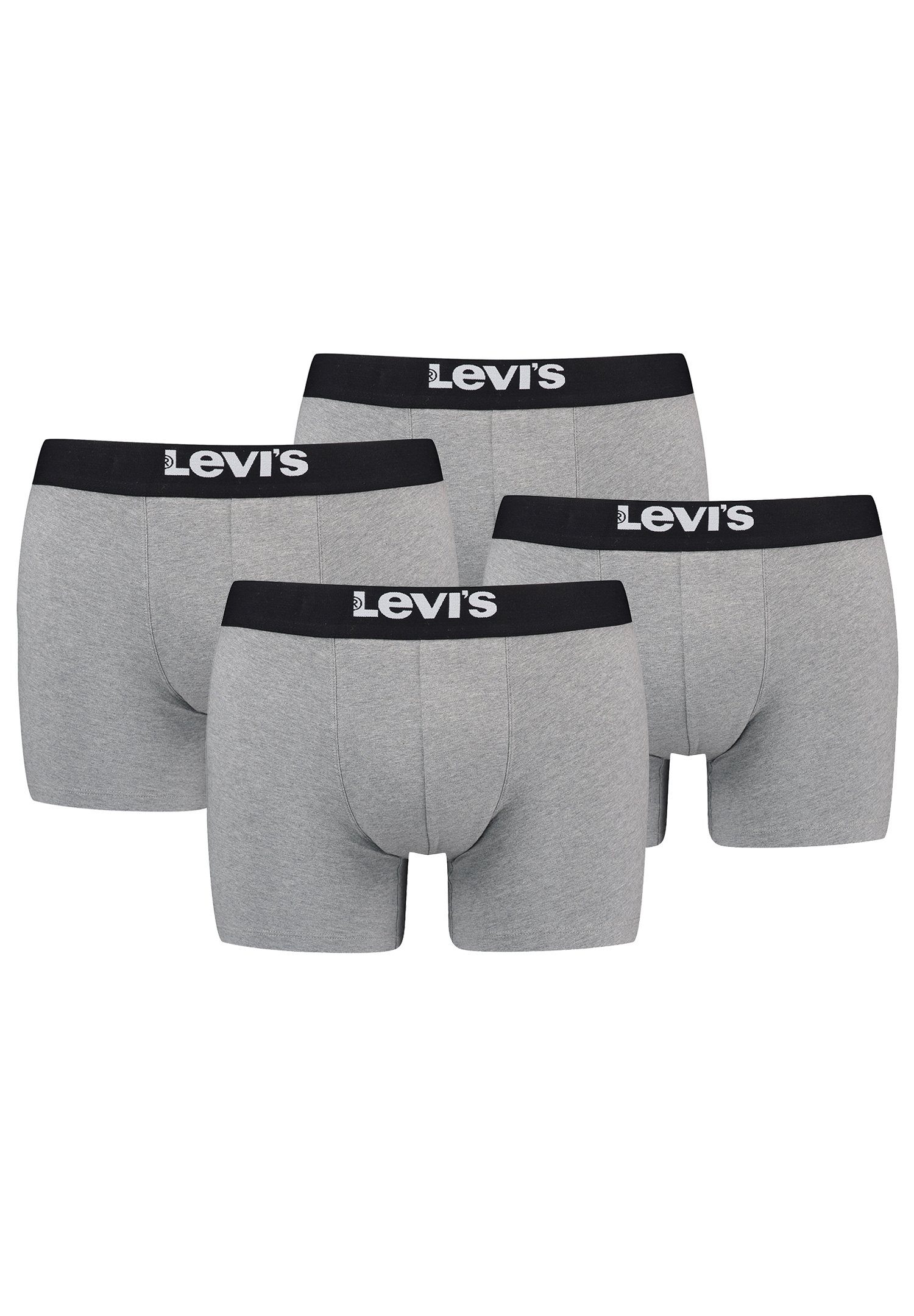 Middle SOLID Melange BASIC 4er-Pack) ORGANIC BOXER 4er 4-St., Boxershorts Grey Pack CO MEN (Set, BRIEF Levi's®