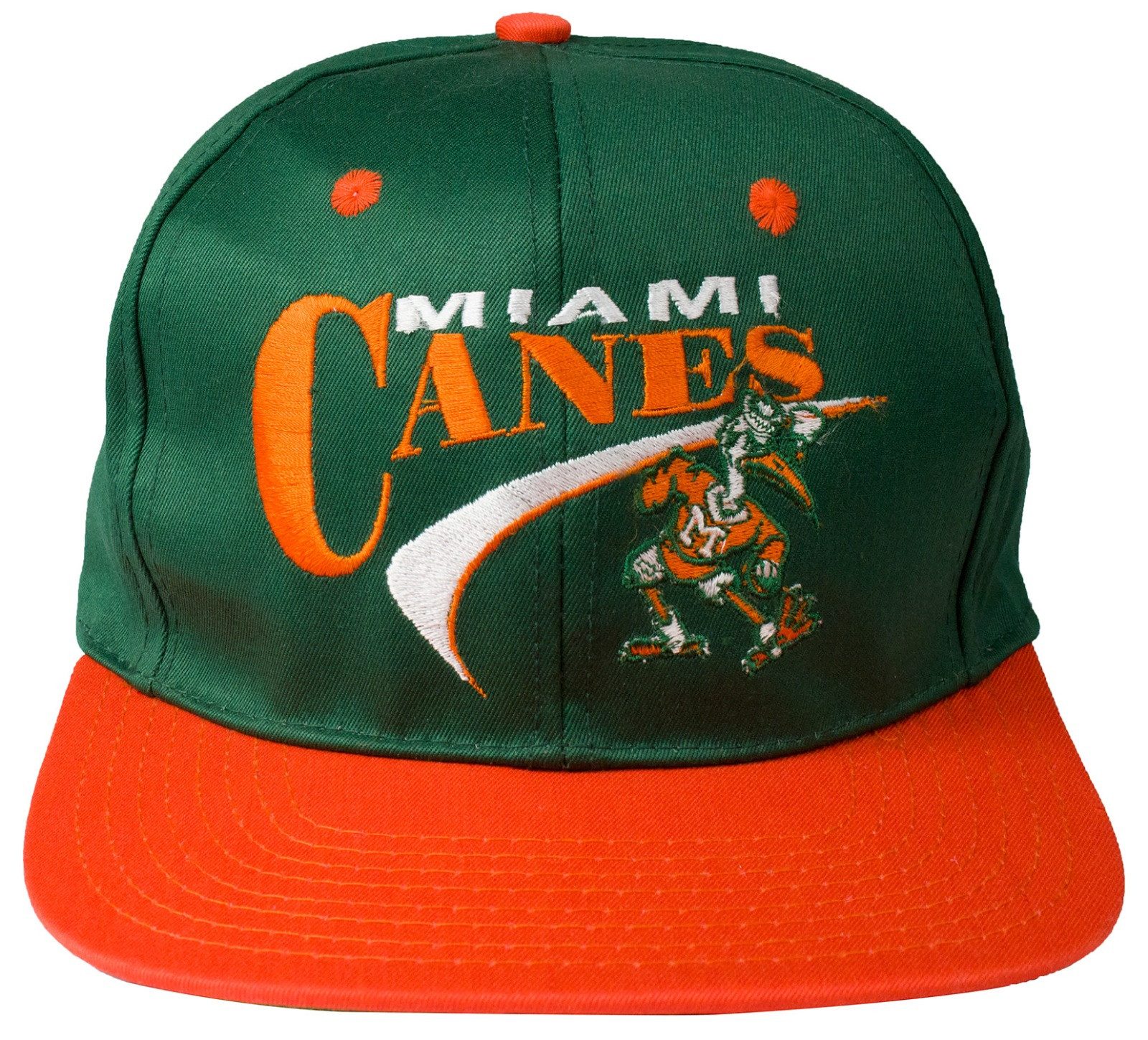 Drew Pearson Baseball Cap Drew Pearson Miami Hurricanes Vintage Snapback Cap NFLCollege Vintage Original, Offilziell lizenziert, Limitierter Bestand