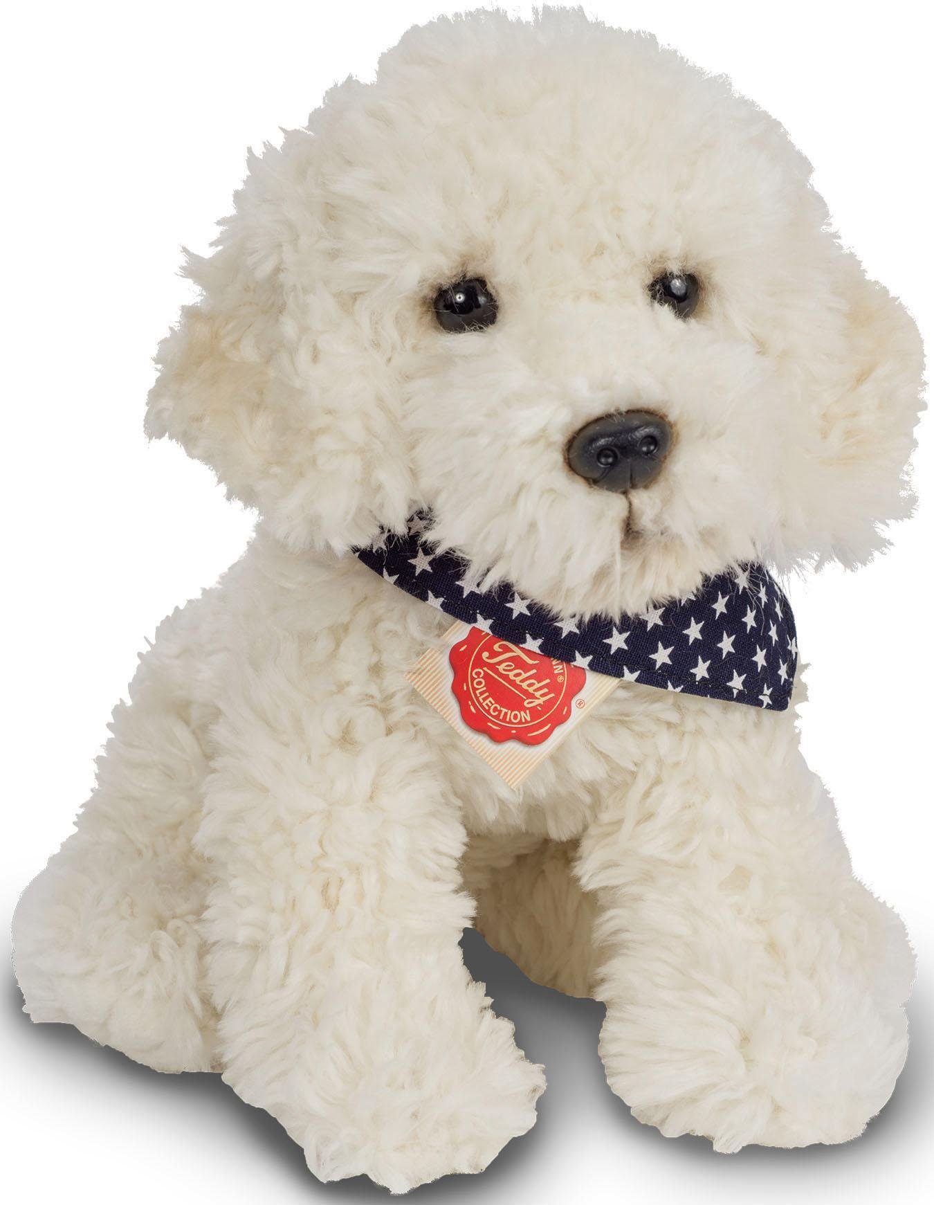 Image of Teddy Hermann 91939 - Labradoodle sitzend, 30 cm, Plüschtier