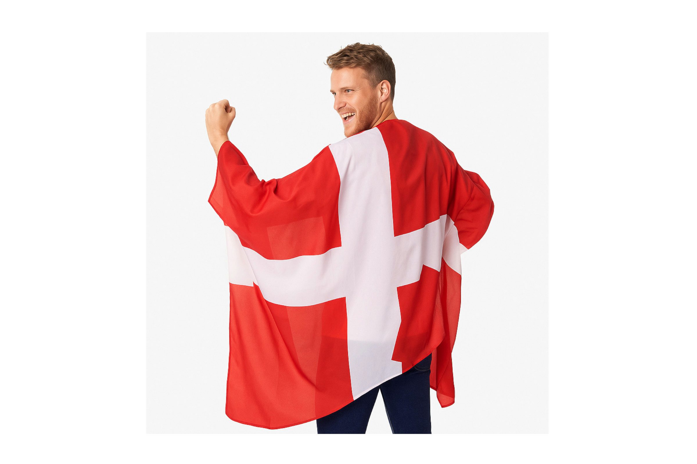 Weit & Breit Handelsgesellschaft mbH Poncho Fanponcho Nationen Fan-Cape 150 günstig online kaufen