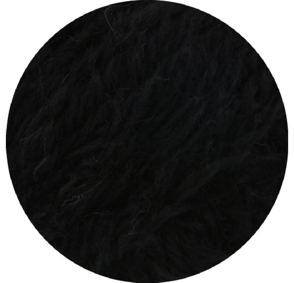 LANA GROSSA PELLICCIA (NERA) Häkelwolle, 90 m (50 Gramm), Flauschige Wolle mit Teddy- und Felleffekt