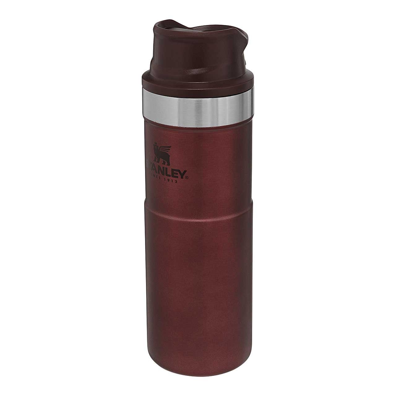 STANLEY Coffee-to-go-Becher Stanley Kaffeebecher CLASSIC TRIGGER-ACTION 0,473 l Wine | Thermobecher