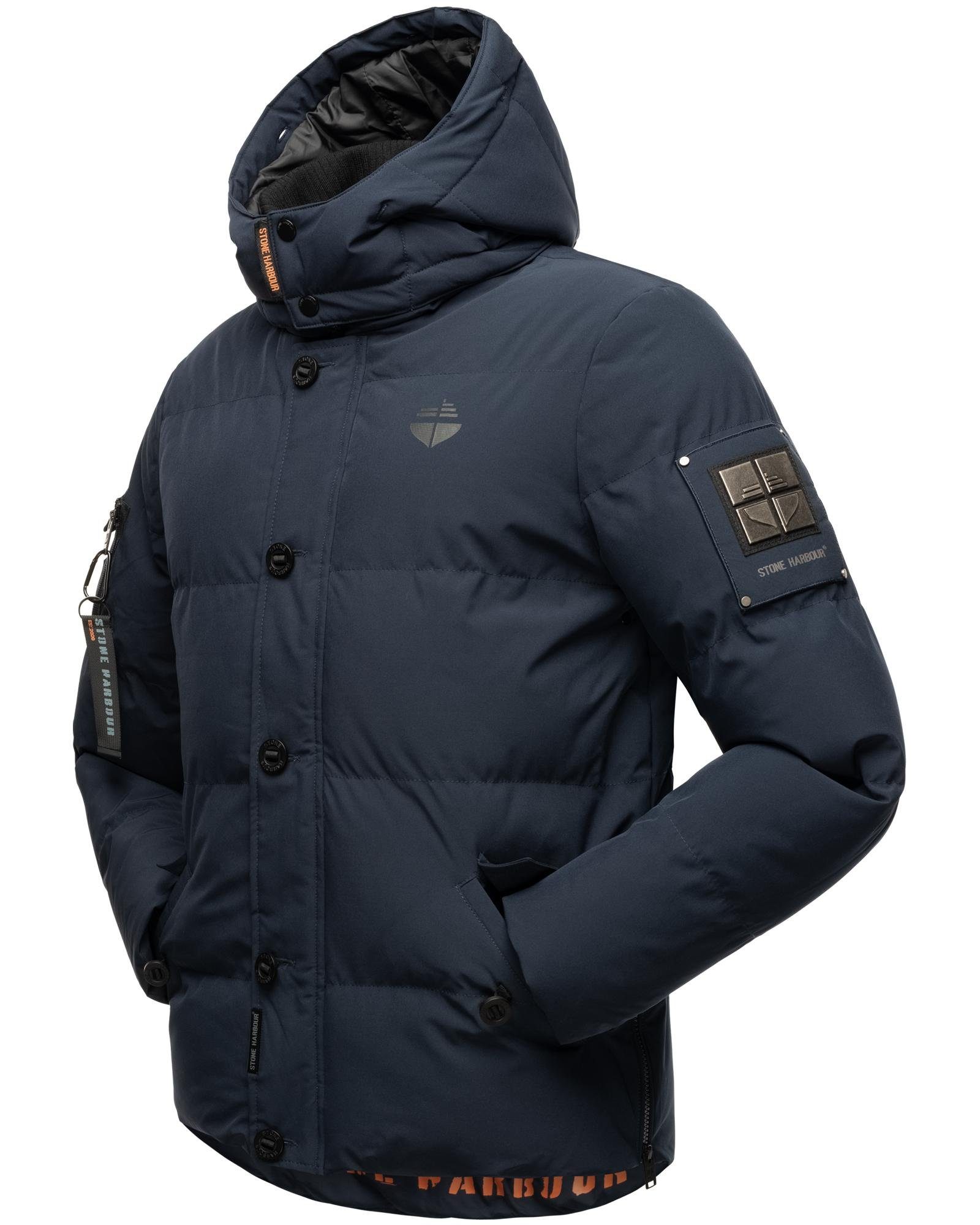 Navy mit schwarzem Fell