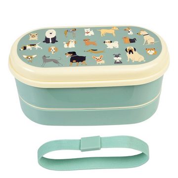 Rex London Lunchbox Bento Brotdose Hunde Gabel Löffel Brotbüchse Vesperdose