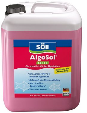 SÖLL Algenbekämpfung Söll Algenentferner 5 Liter AlgoSol® forte für 100 Qbm Teichwasser