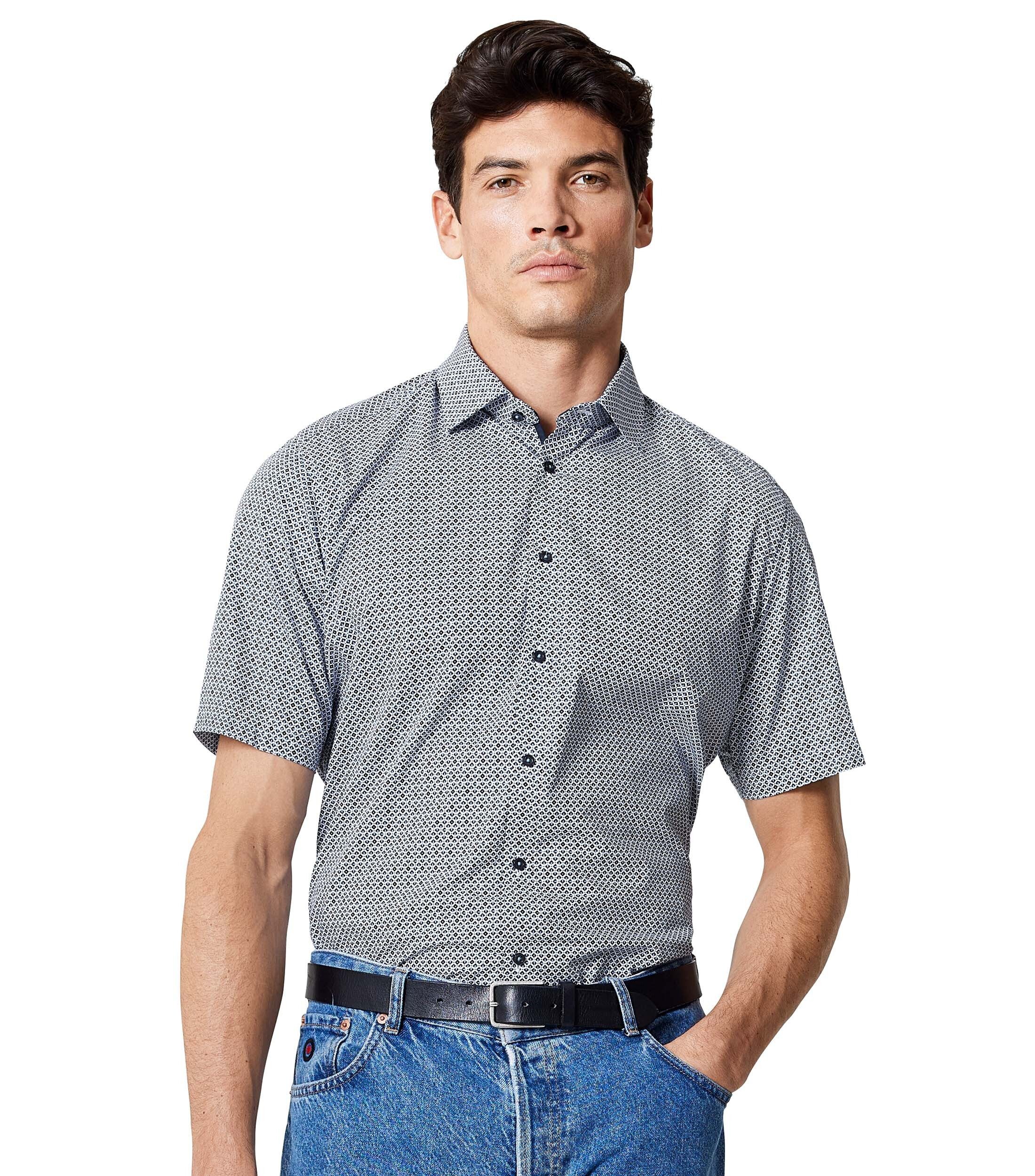 VENTI Businesshemd VENTI Businesshemd Kurzarm Print günstig online kaufen