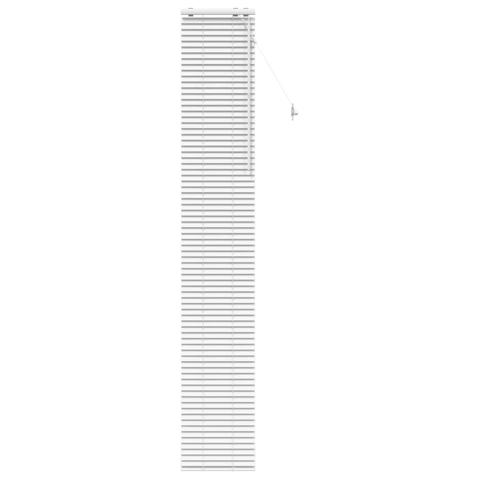 Rollo Venezianische Jalousie Weiß 40 x 250 cm 35 mm, vidaXL