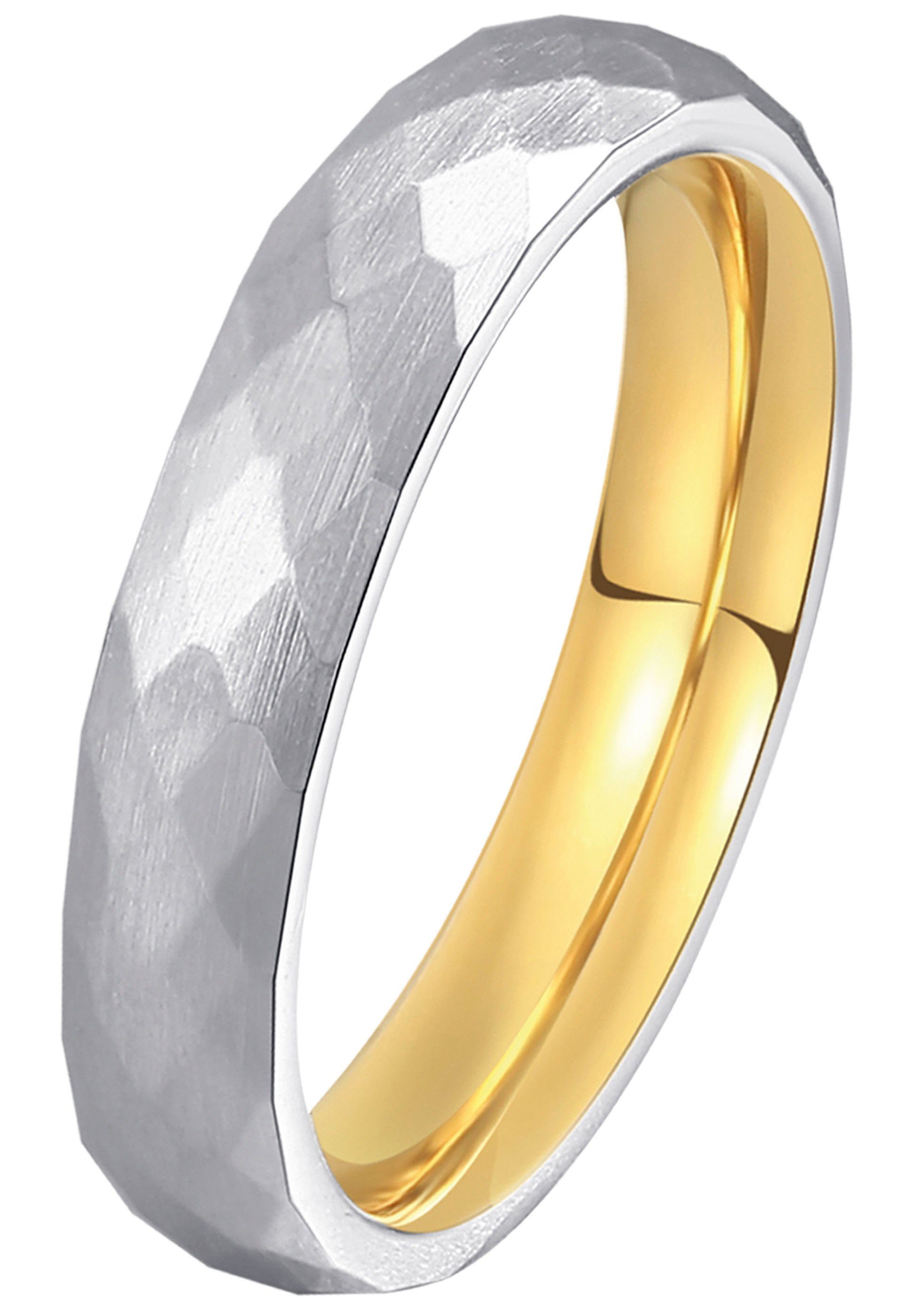 Partnerring LIEBE, ohne Geschenk DOOSTI Edelstahl mit Trauring Schmuck Ehering Zirkonia Trauring o.