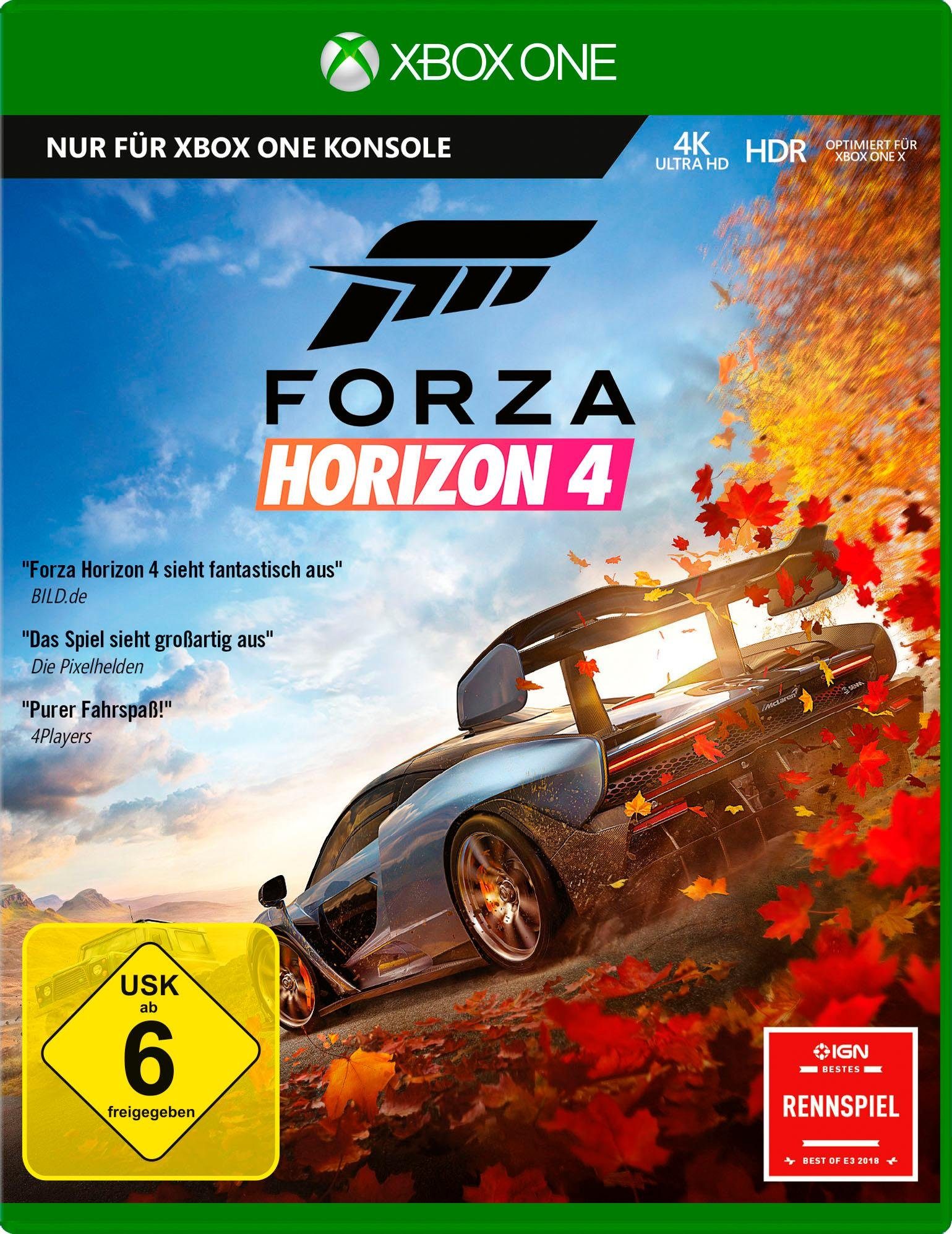 Xbox One Forza Horizon 4 Xbox One, Wechselnde Jahreszeiten ändern alles  beim weltweit größten Automobilevent. online kaufen | OTTO