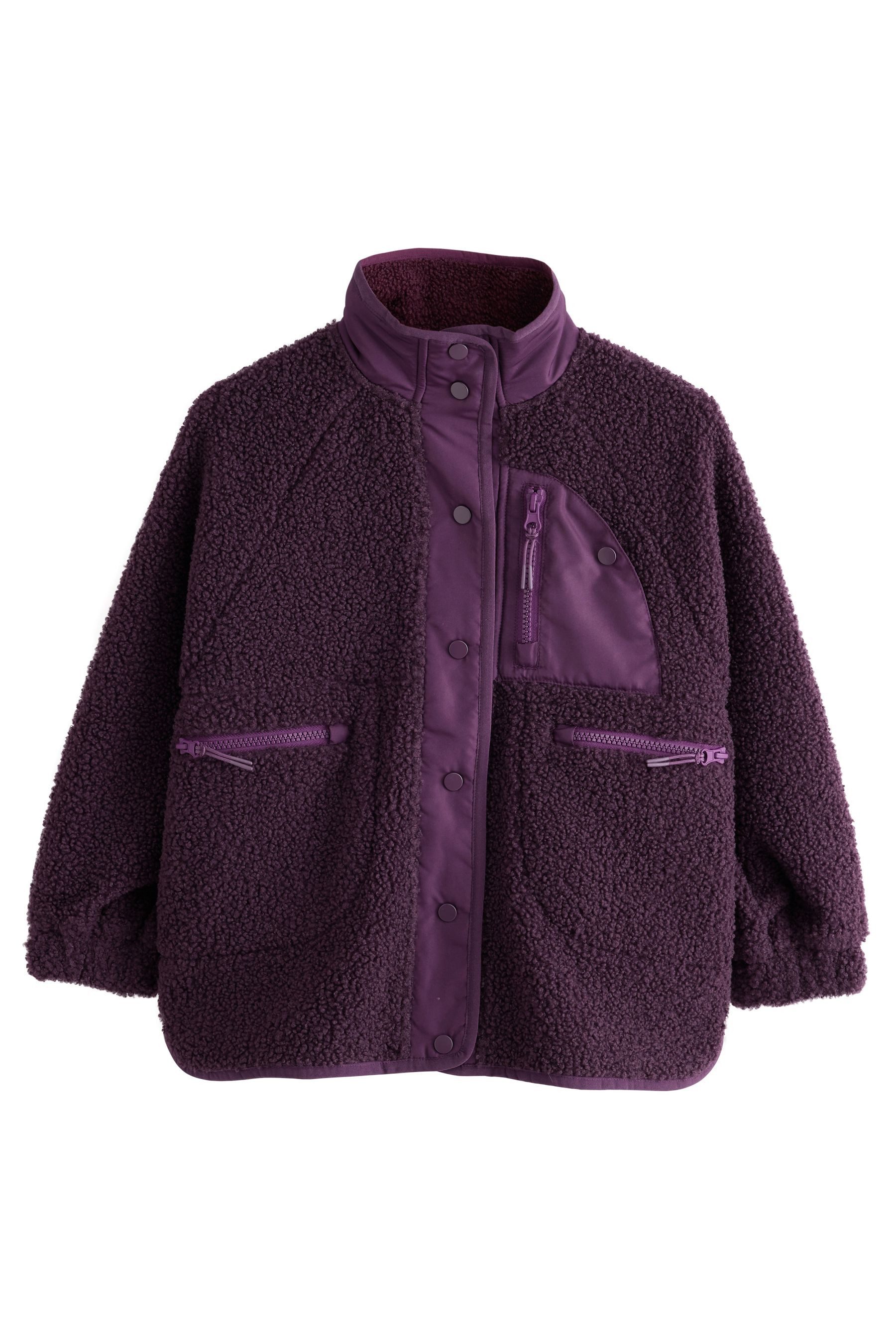 Next Fleecejacke Geknöpfte Fleecejacke (1-St)