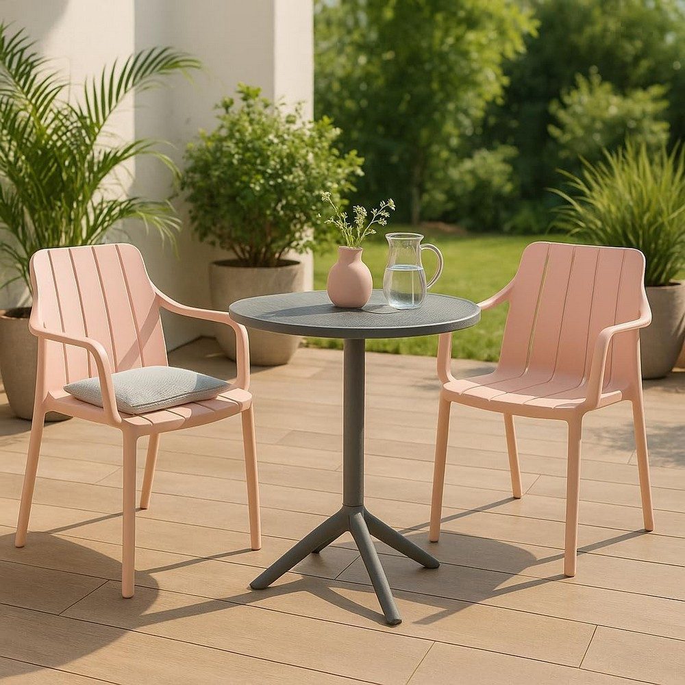 VORTIVO Gartenstuhl stapelbar – wetterfest, bis günstig online kaufen
