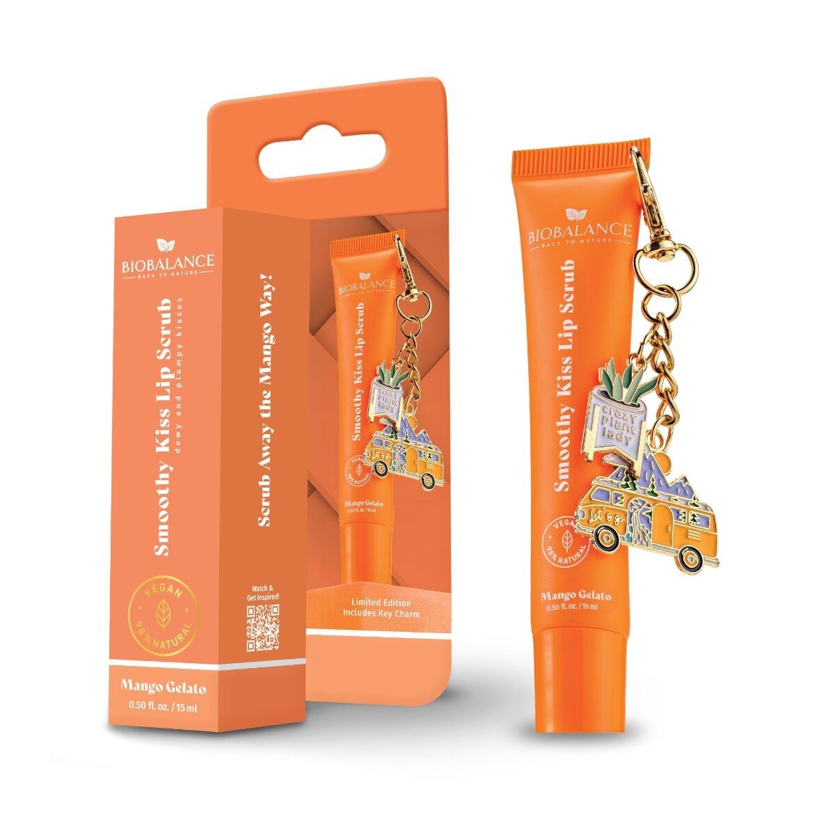 Balance Lippenbalsam Bio Balance, Mango Gelato, Peeling, Lippenbalsam