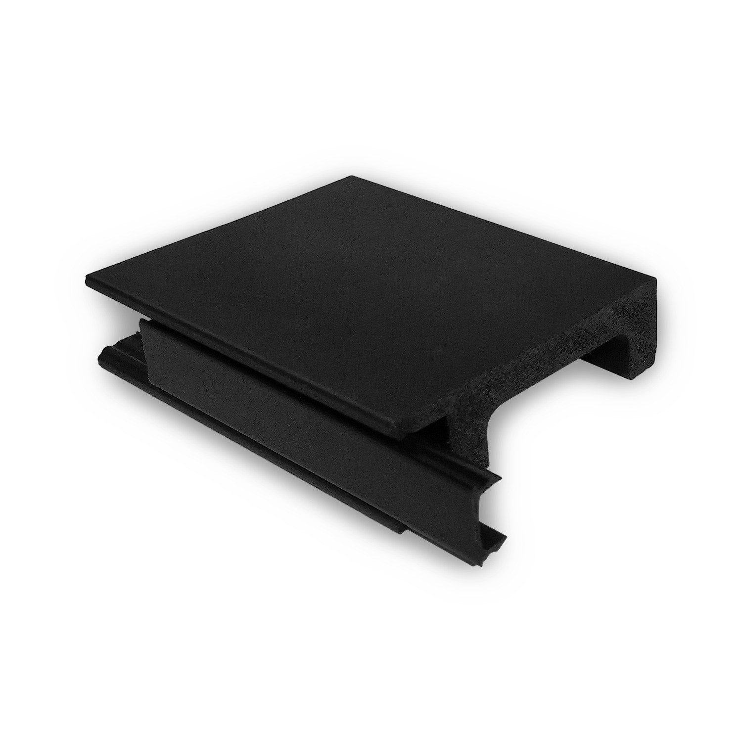 NOËL & MARQUET by nmc Sockelleiste 1 MUSTERSTÜCK NMC S-IL10 BLACK 10 cm MUSTER Sockelleiste Stuckleiste, L: 10 cm, H: 8 cm, 1 MUSTERSTÜCK, Produktmuster, 1-St., Muster der Fußleiste, Stuckleiste, Bodenleiste